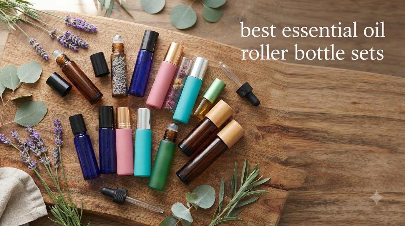 best essential oil roller bottle sets