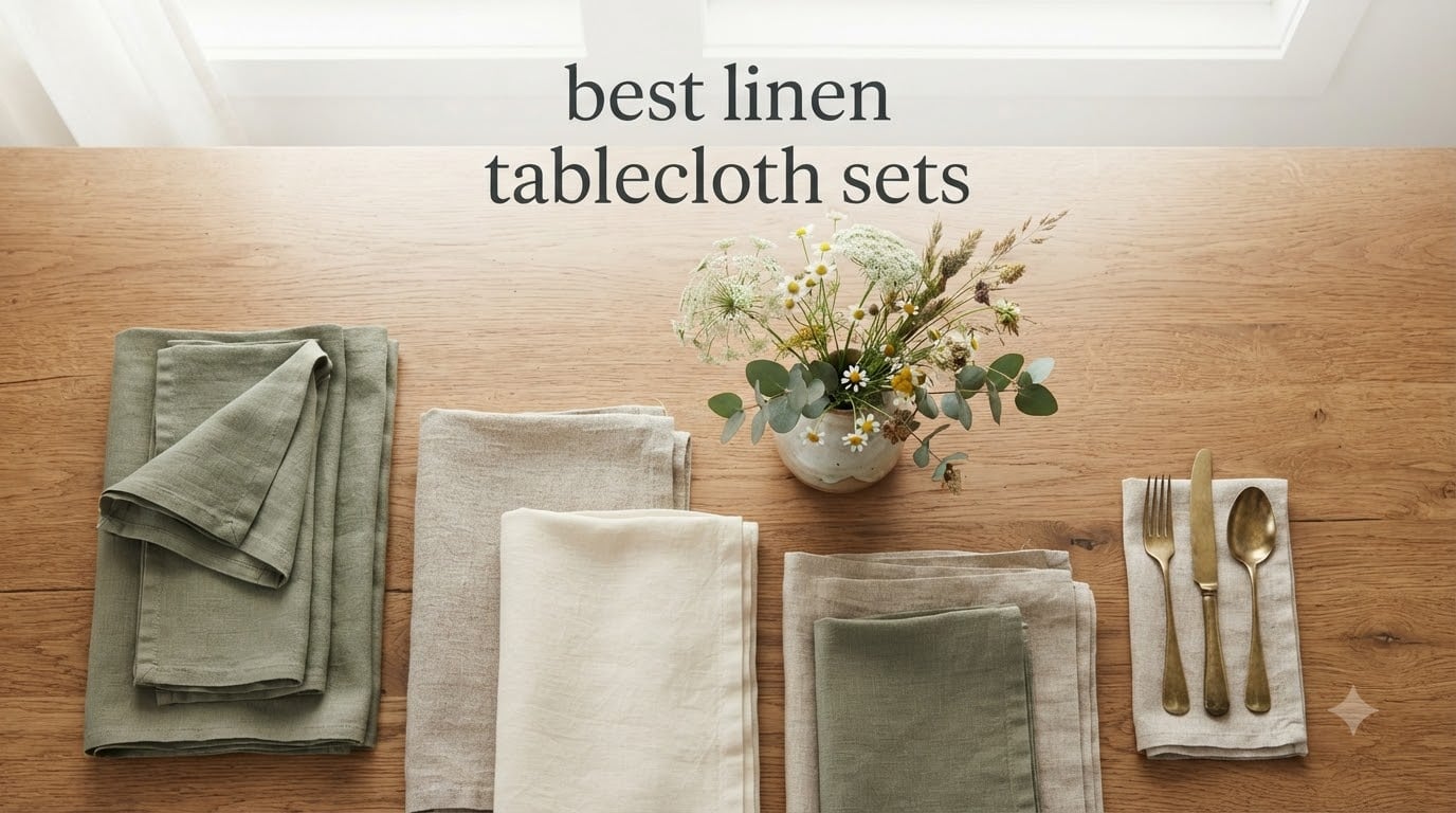 best linen tablecloth sets