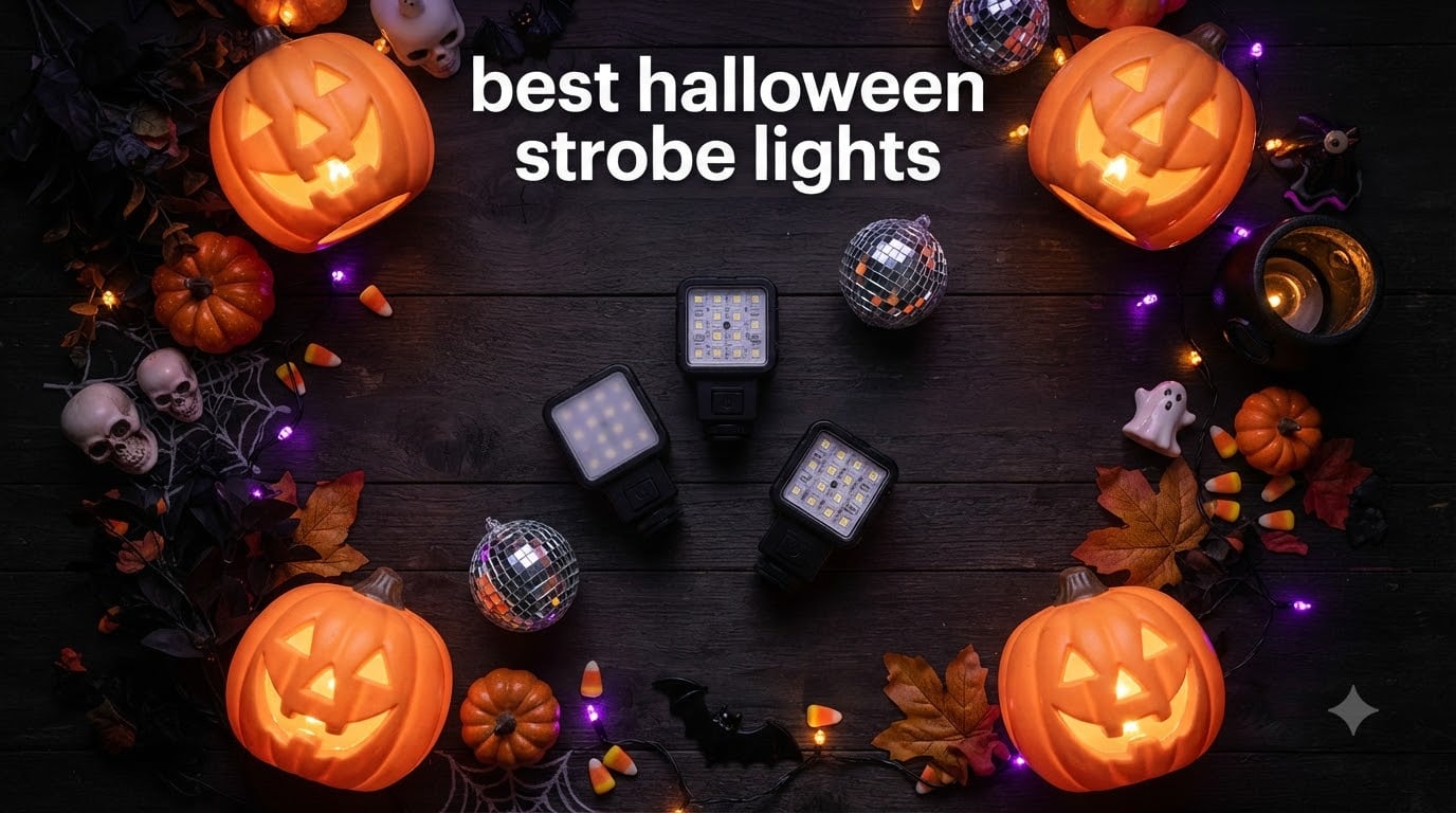 best halloween strobe lights