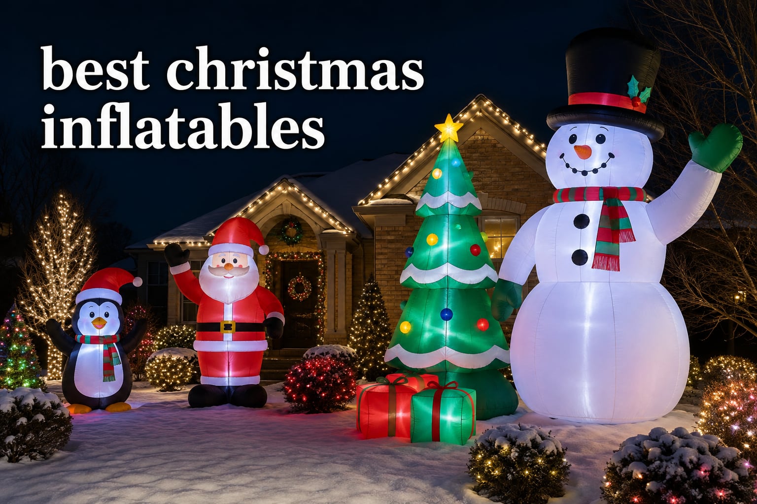 best christmas inflatables