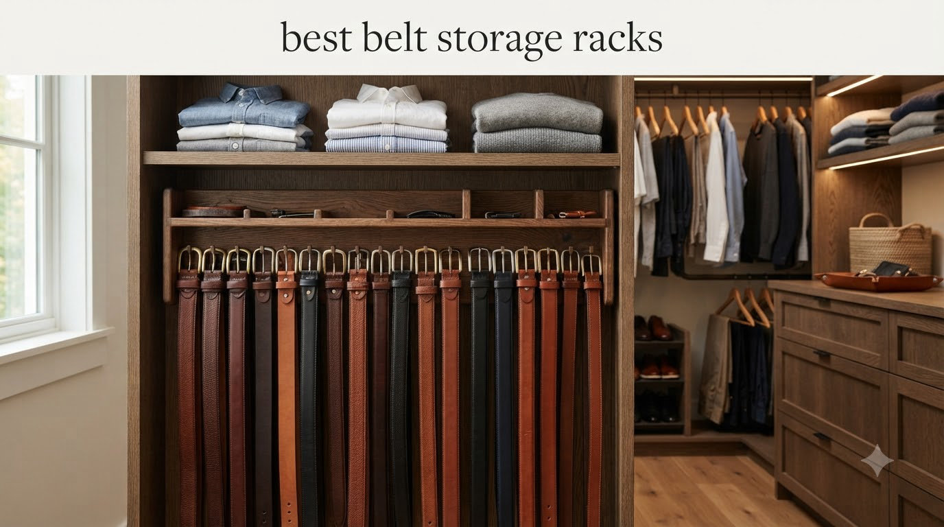 best belt storage racks
