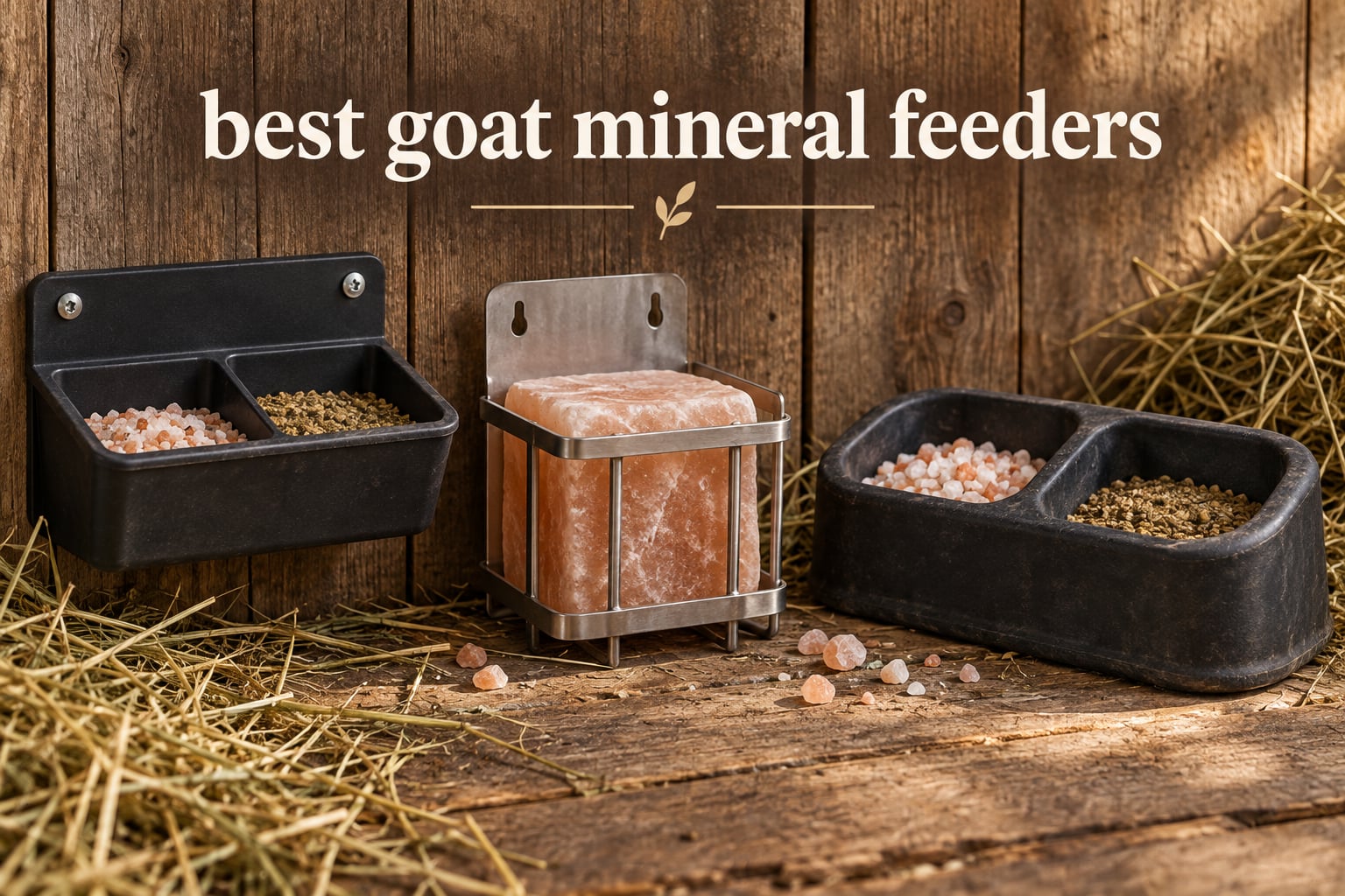 best goat mineral feeders