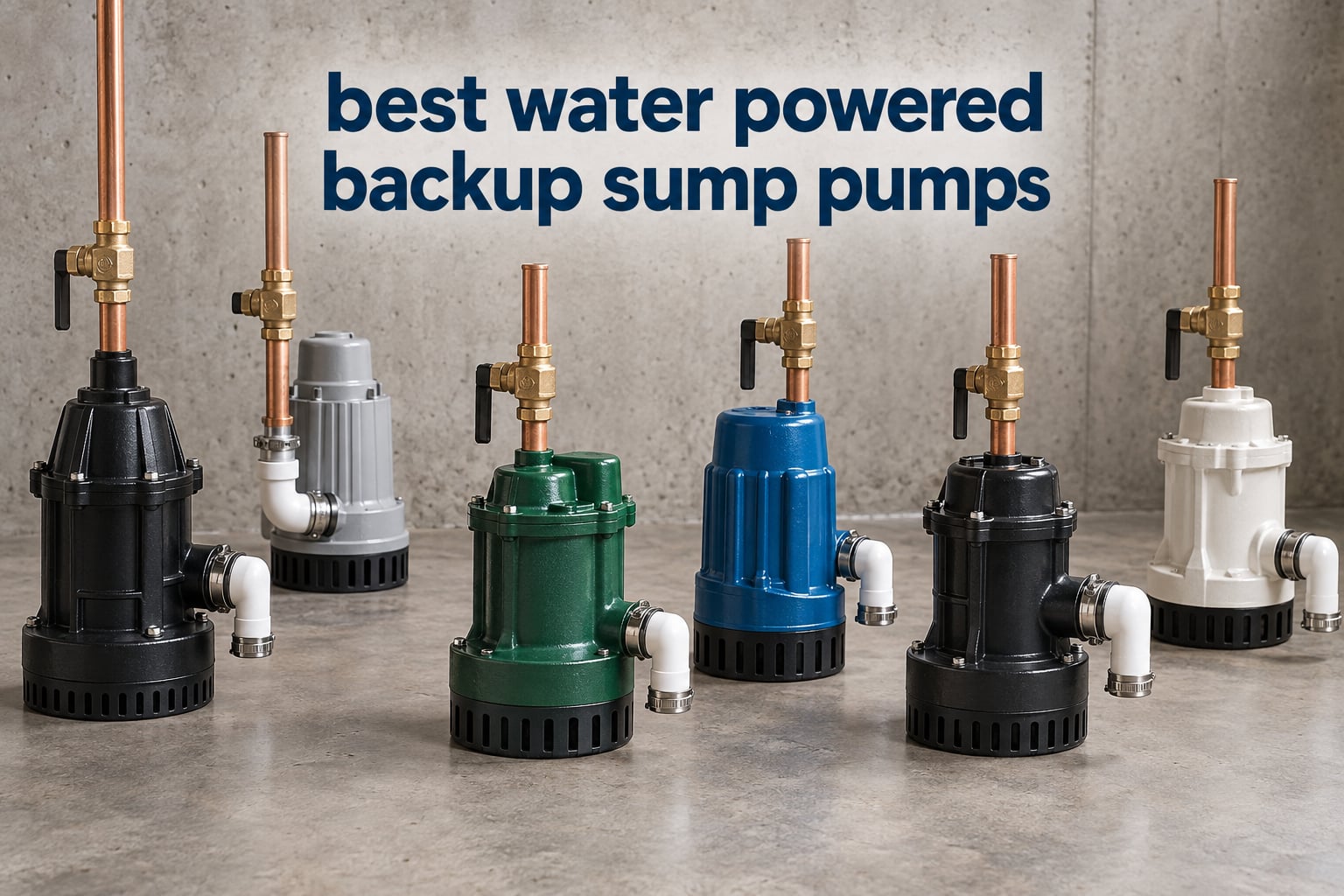 best water powered backup sump pumps