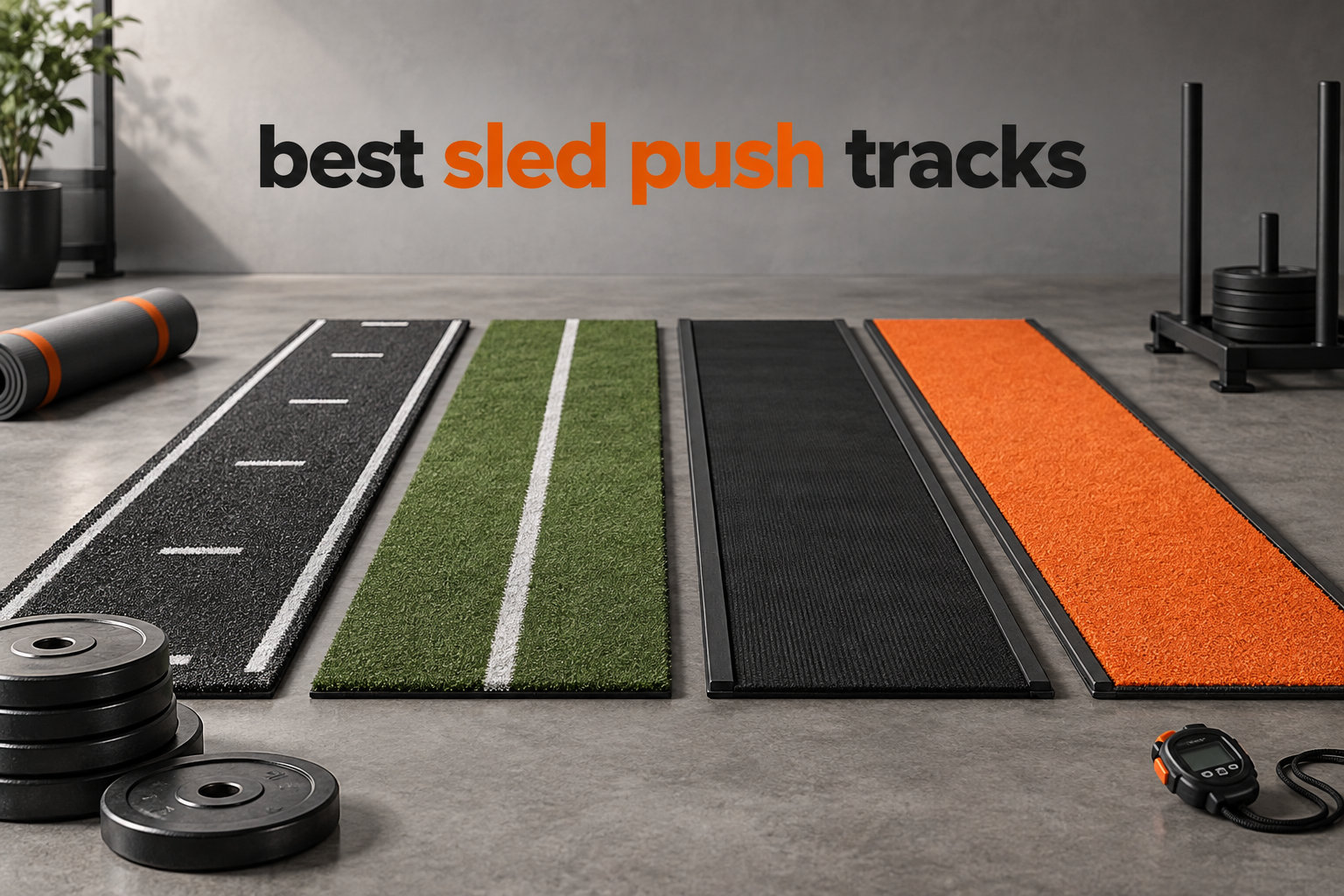 best sled push tracks