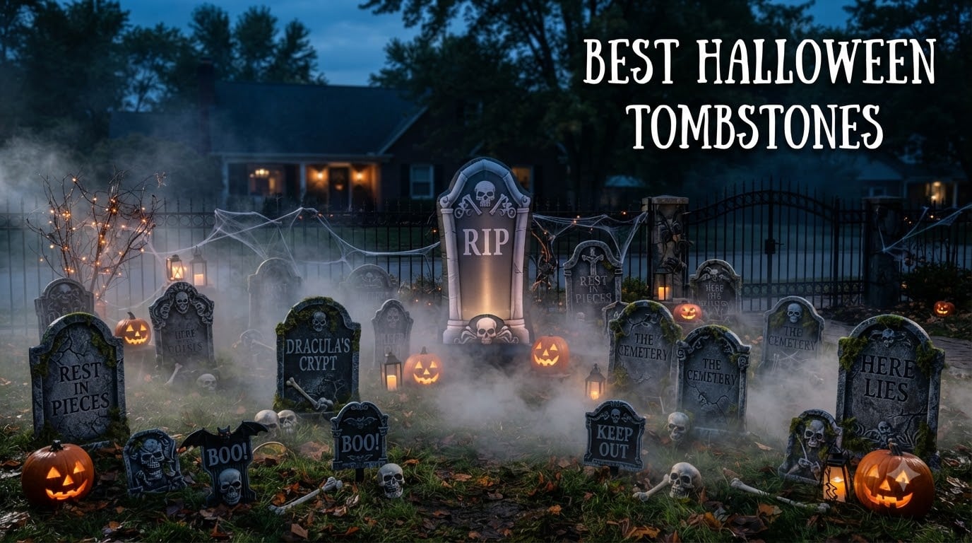 best halloween tombstones