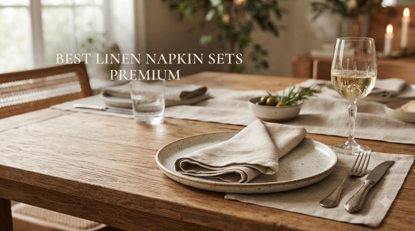 best linen napkin sets premium