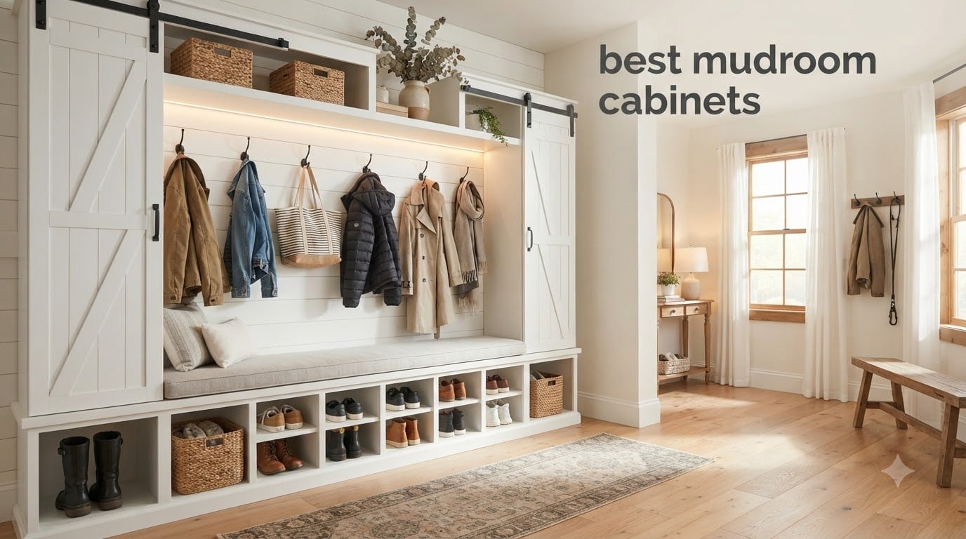 best mudroom cabinets
