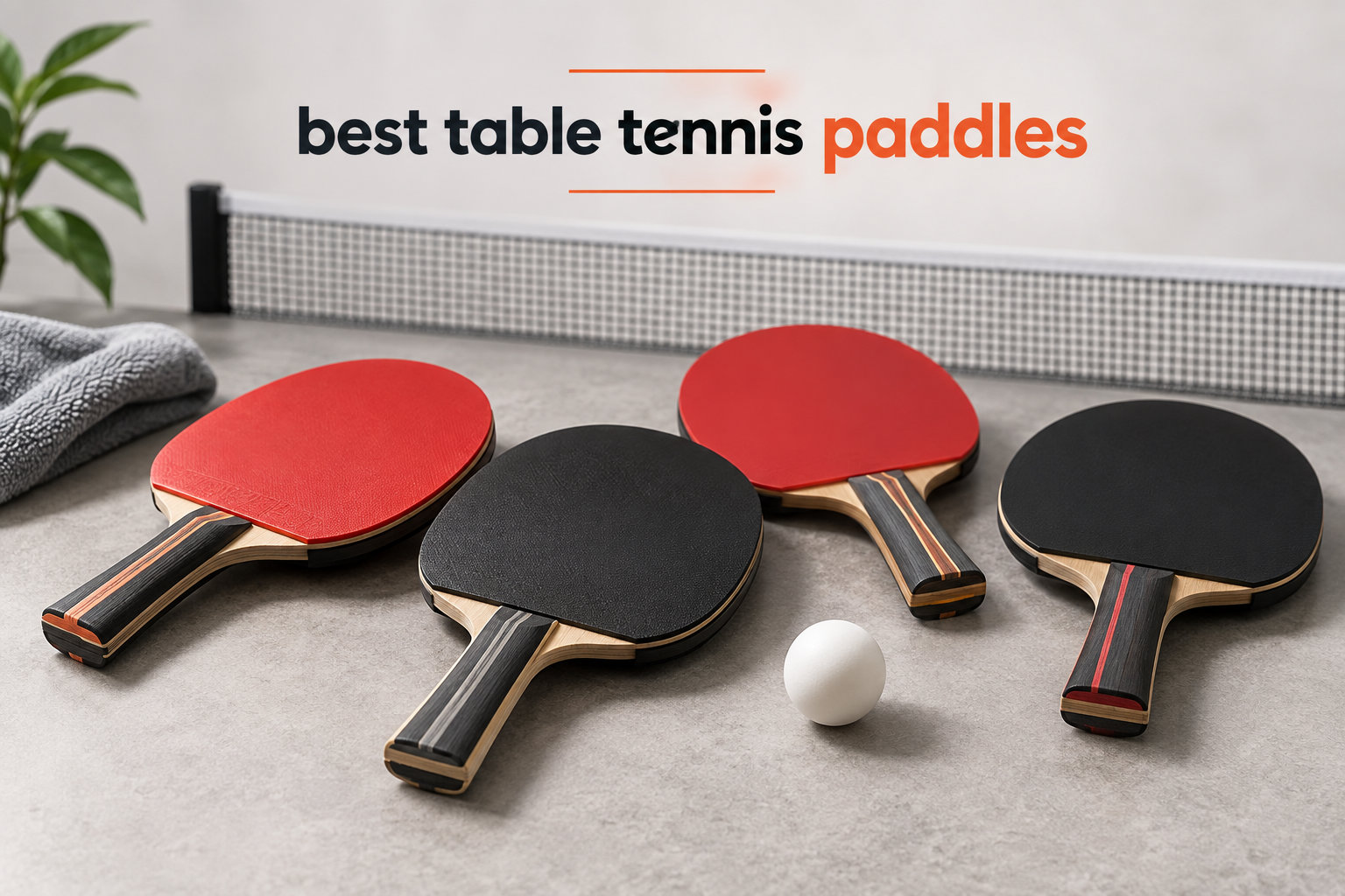 best table tennis paddles