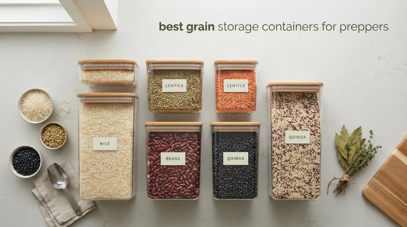 best grain storage containers for preppers