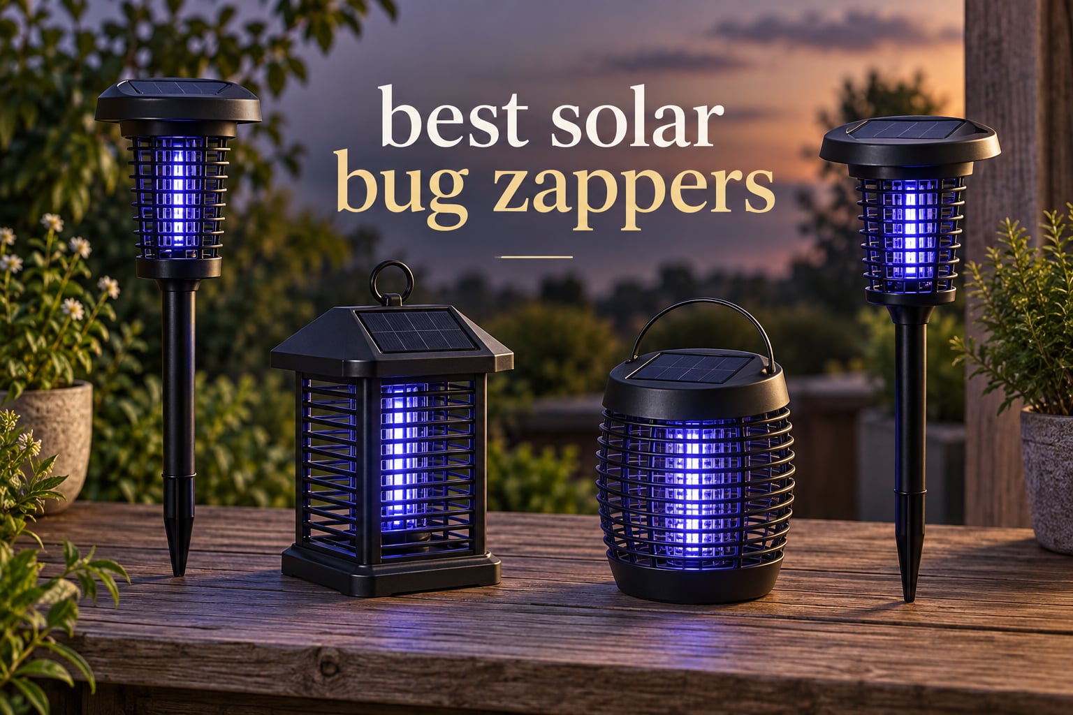 best solar bug zappers