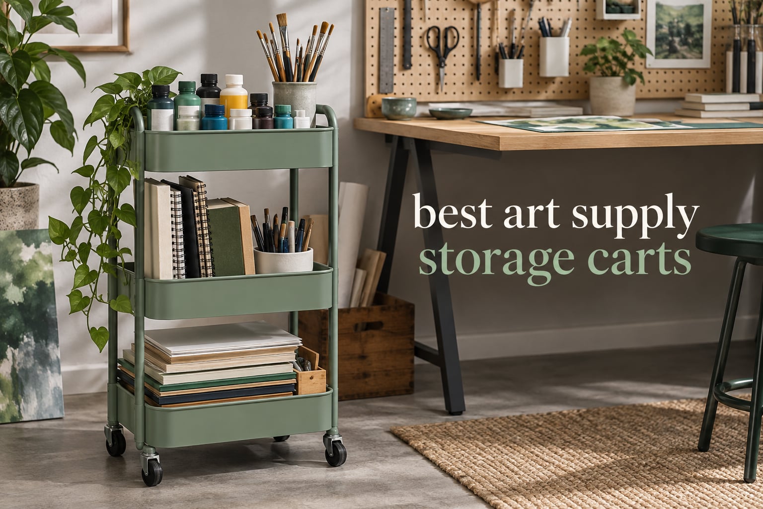 best art supply storage carts
