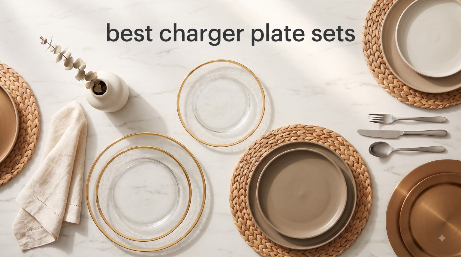 best charger plate sets