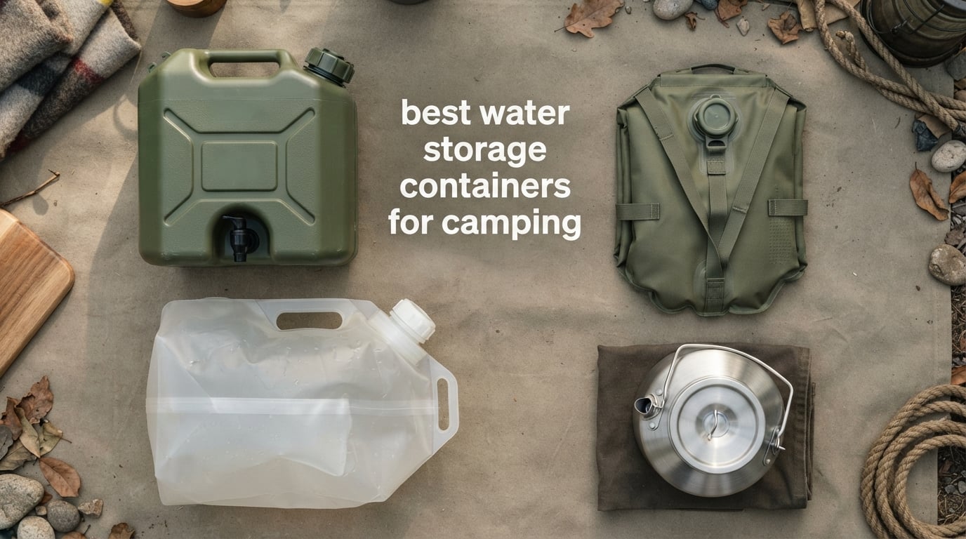 best water storage containers for camping