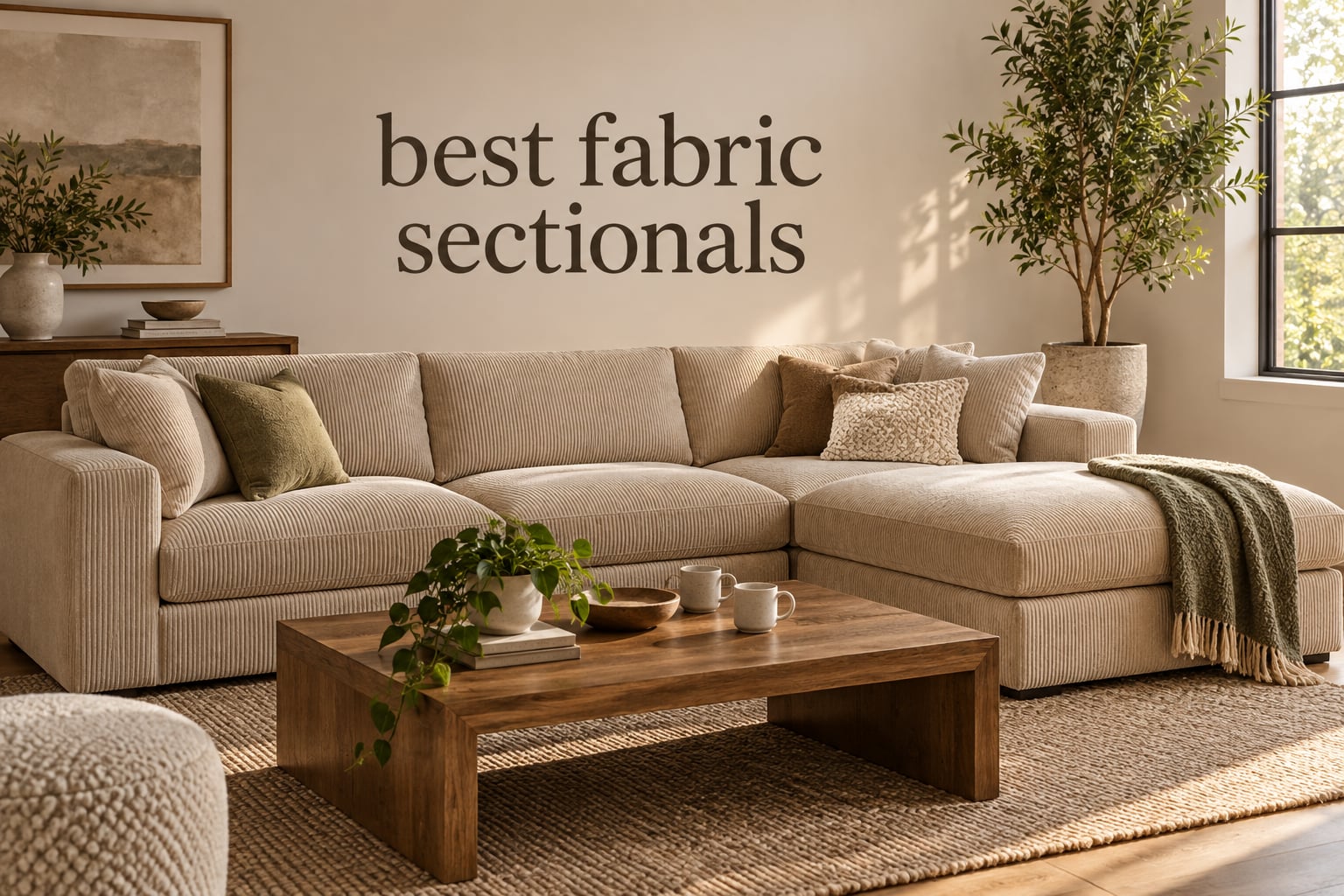 best fabric sectionals