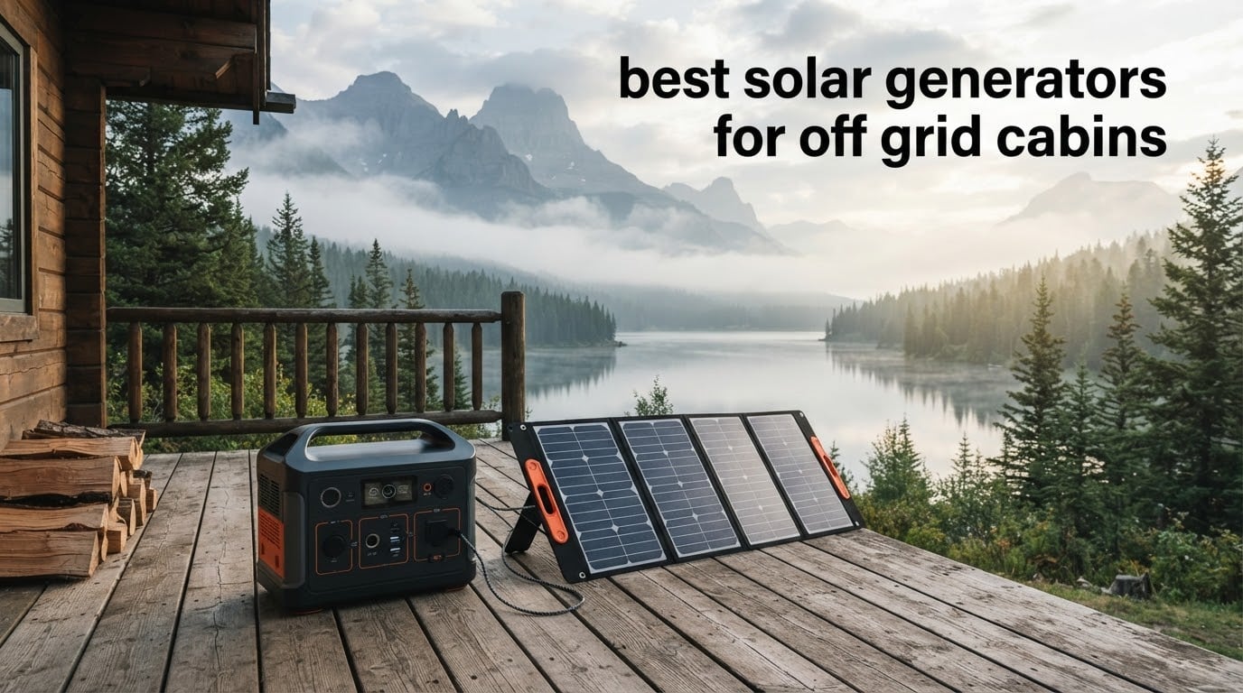 best solar generators for off grid cabins