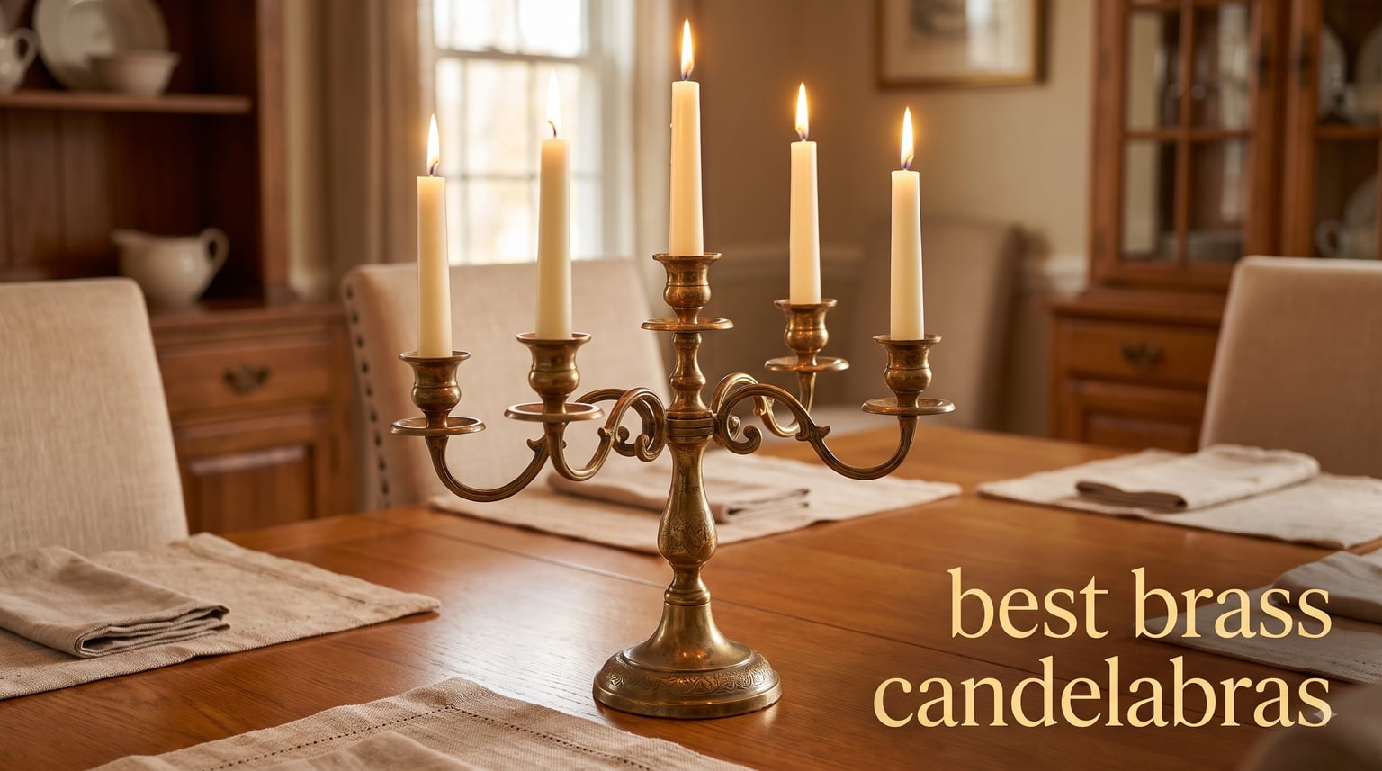 best brass candelabras