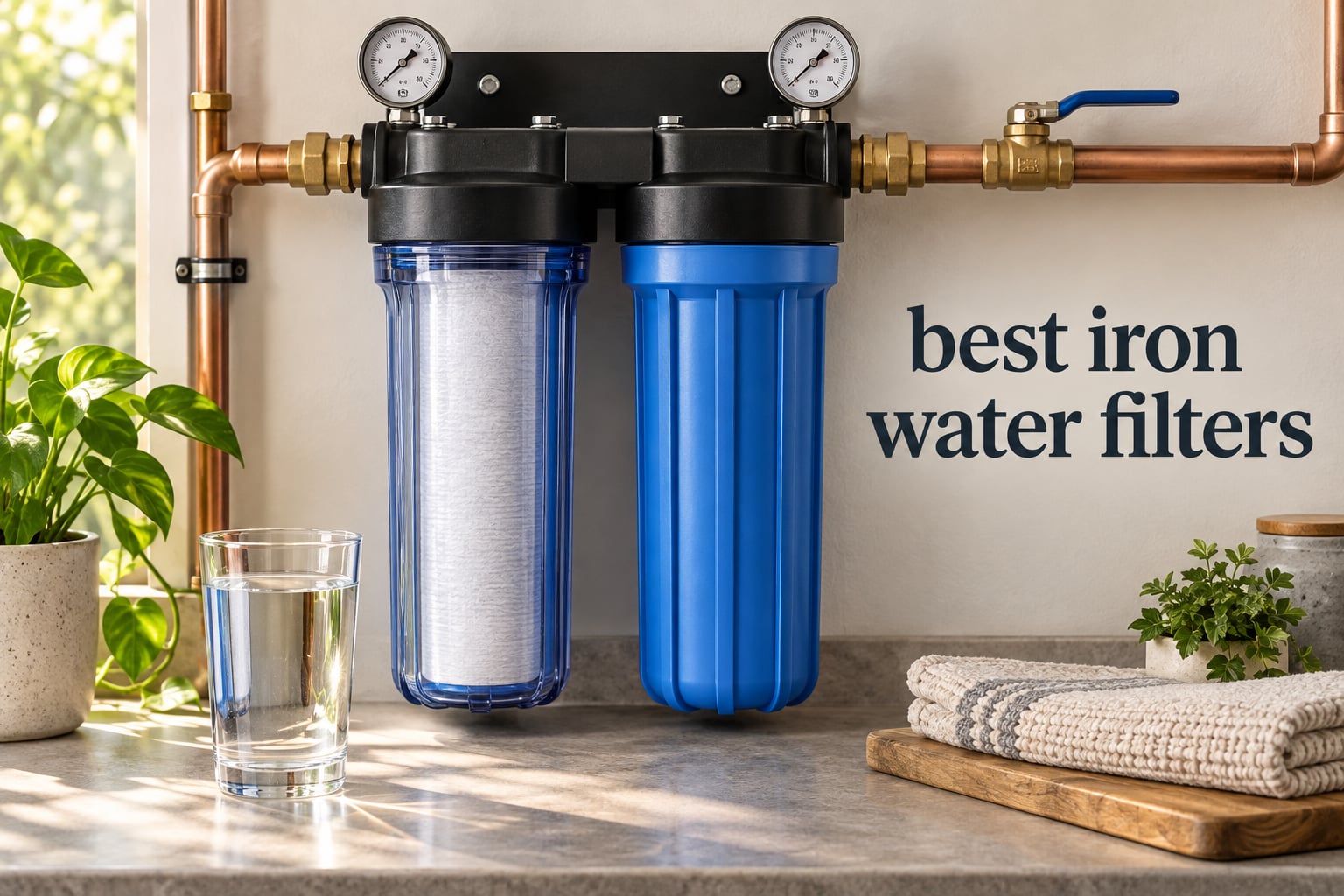 best iron water filters
