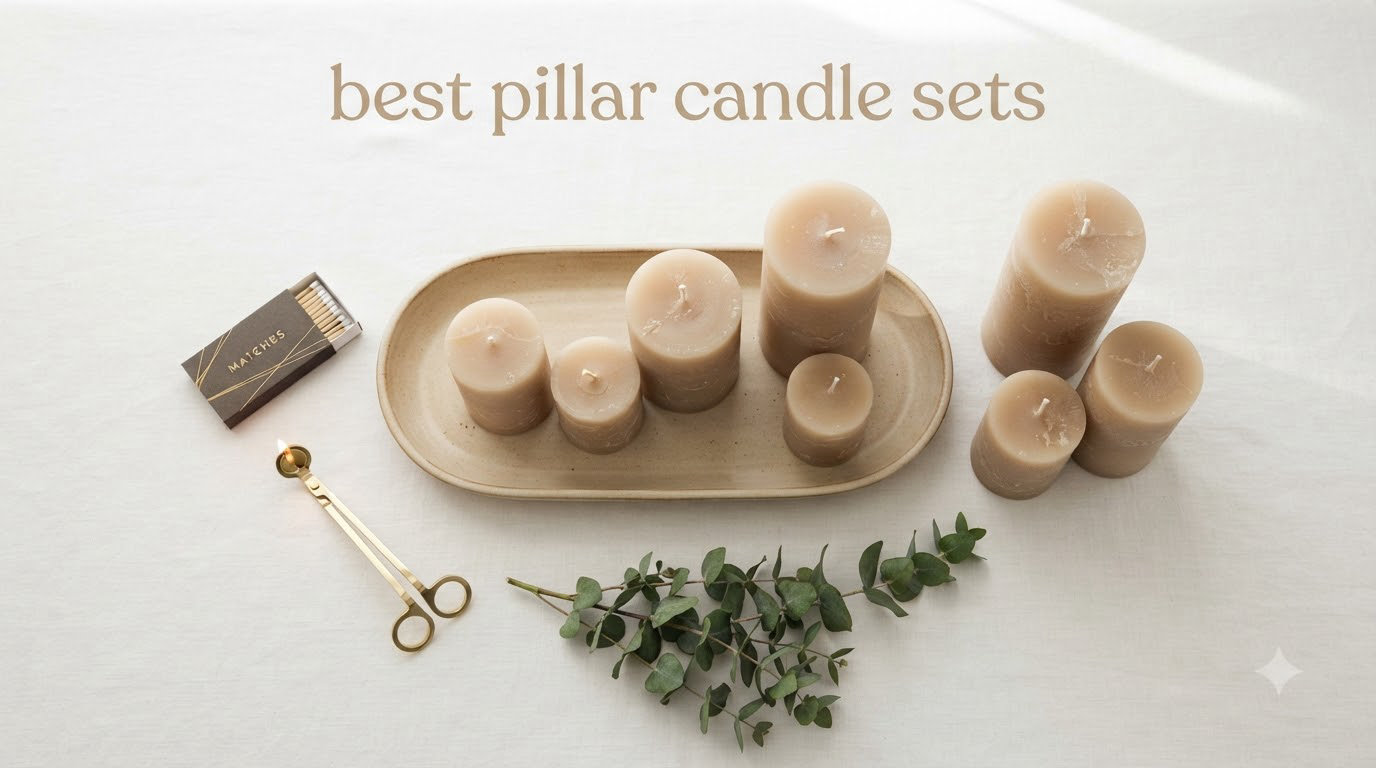 best pillar candle sets
