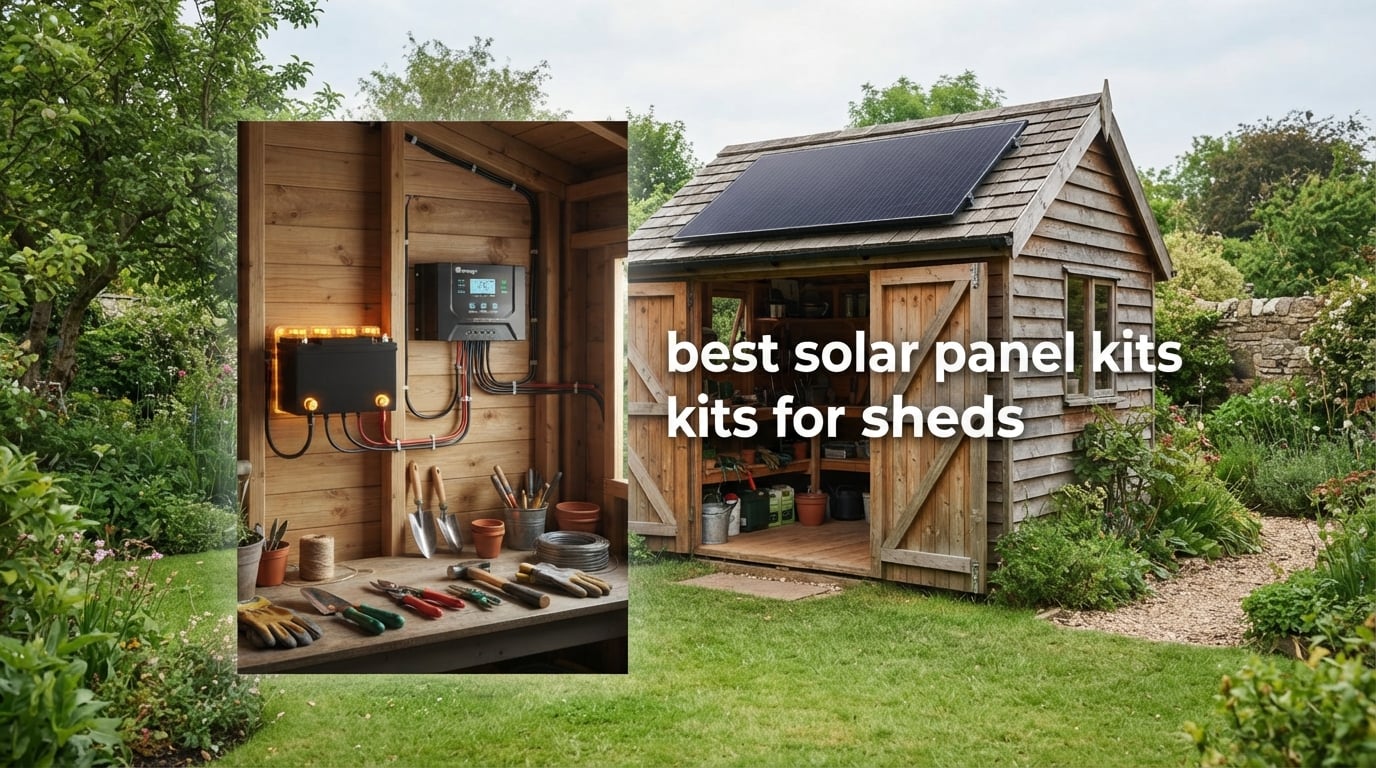best solar panel kits for sheds