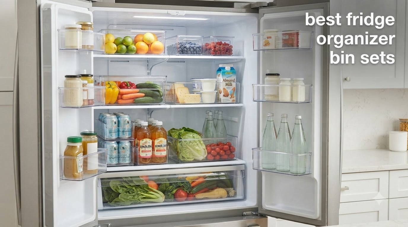 best fridge organizer bin sets