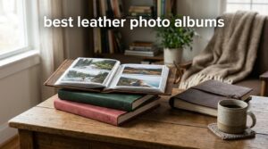 best leather photo albums