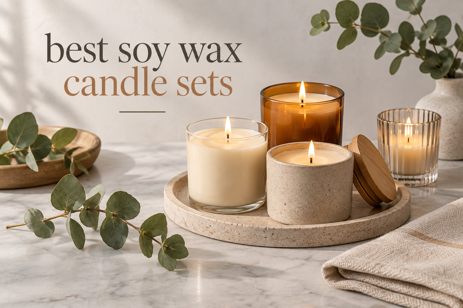best soy wax candle sets