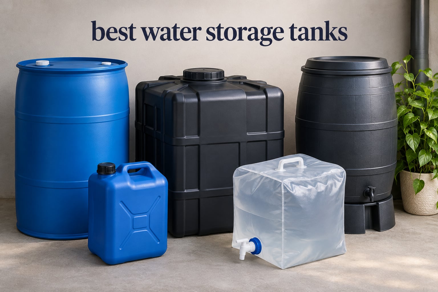 best water storage tanks