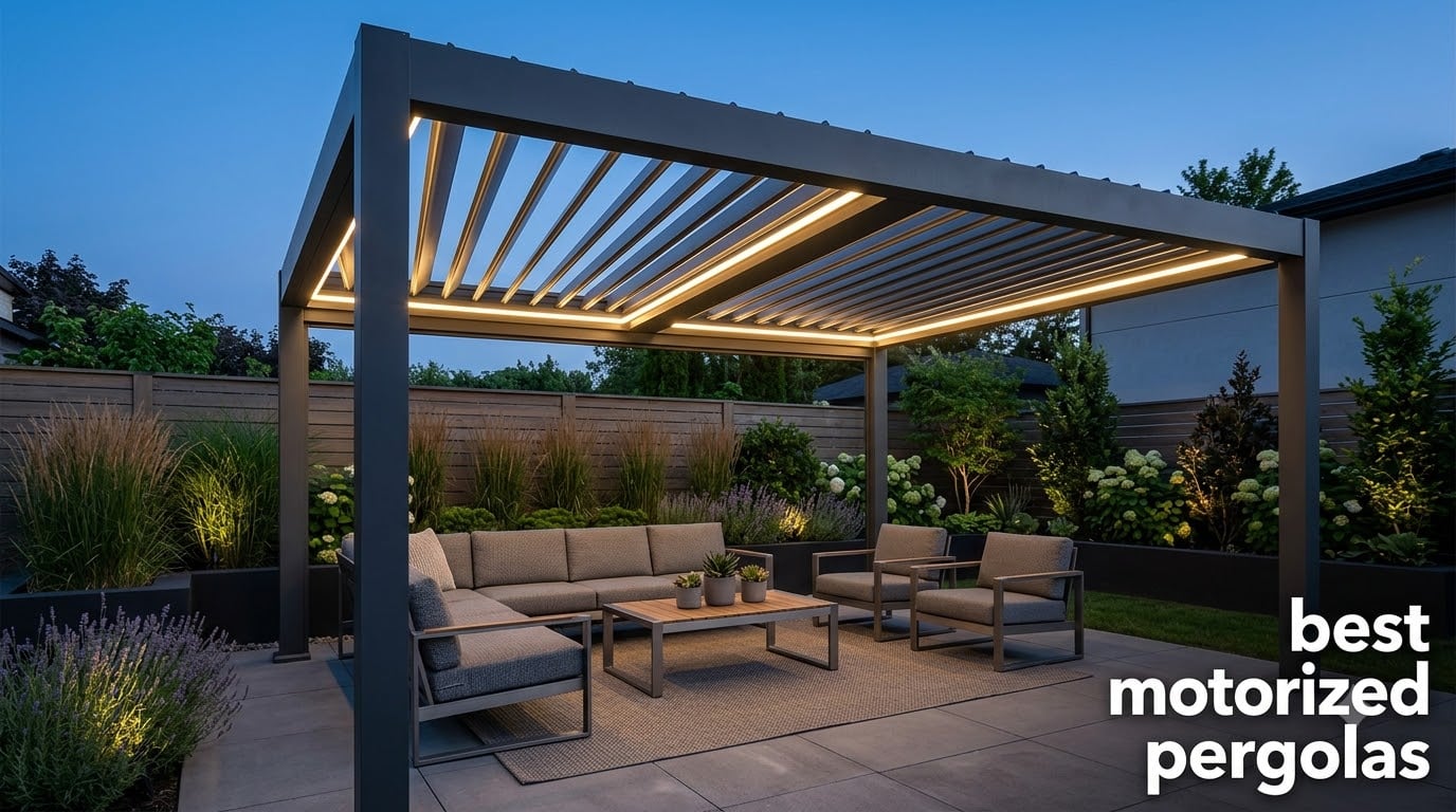 best motorized pergolas