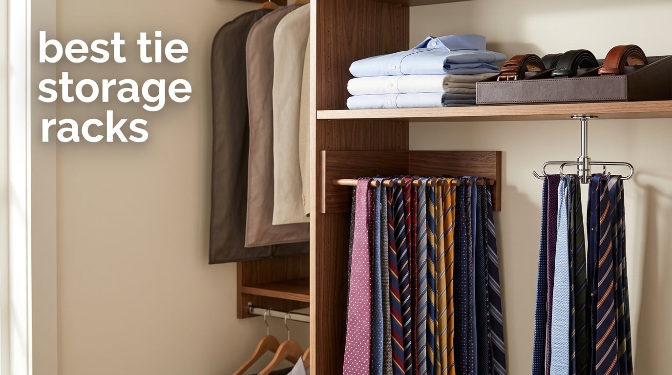 best tie storage racks