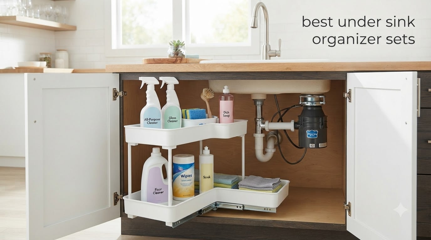 best under sink organizer sets