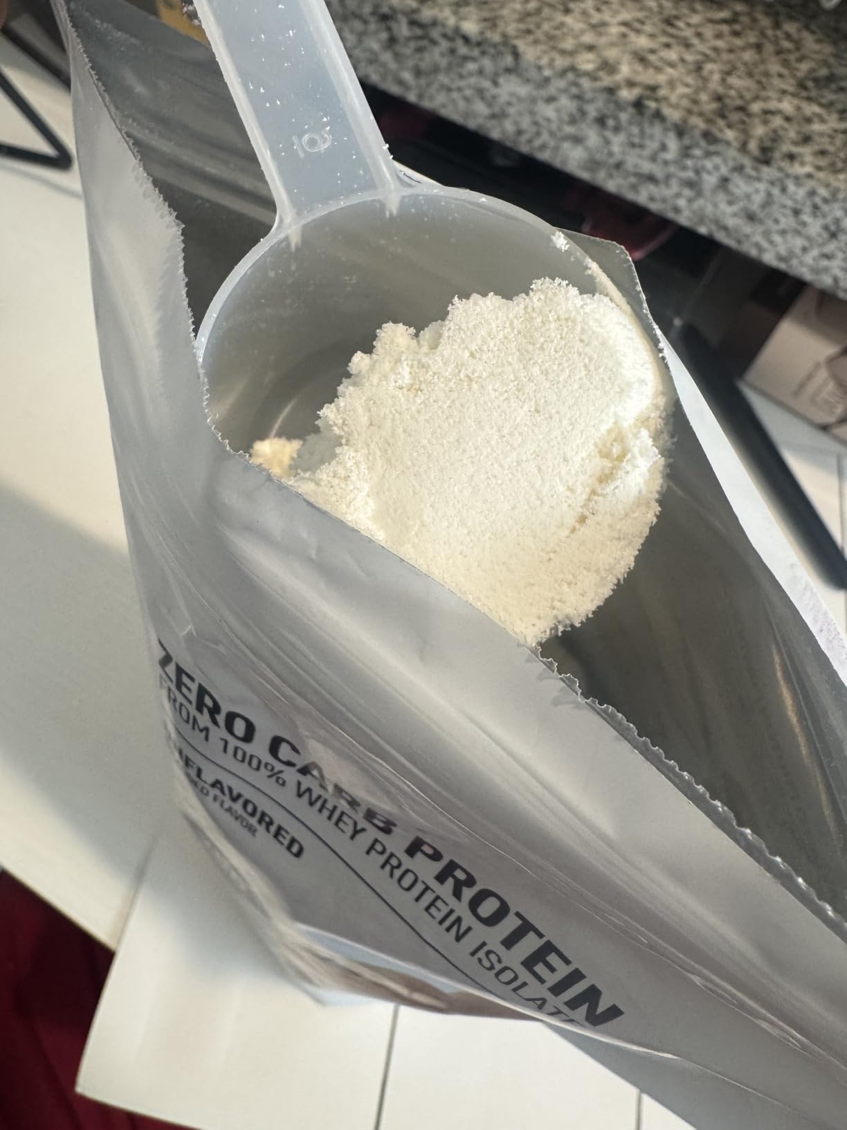 Isopure Zero Carb Whey Isolate Protein Powder, Unflavored 2.5 LB customer photo 1
