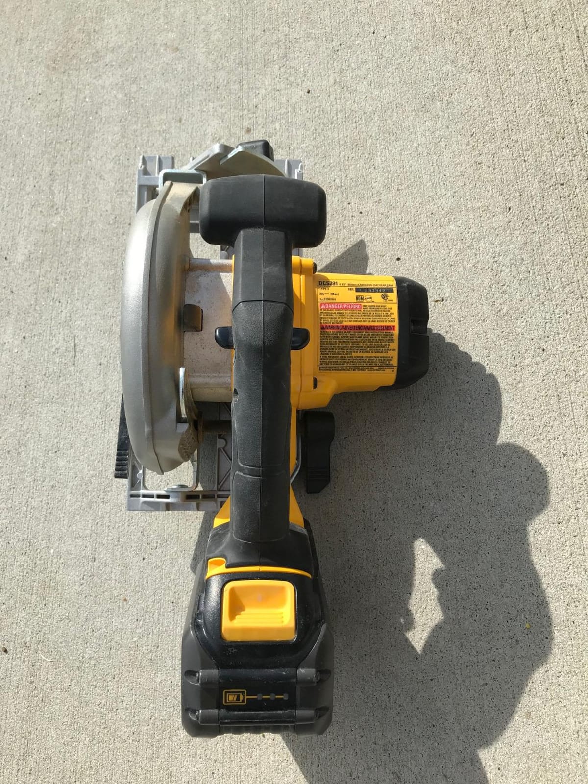 DEWALT DCS391B Circular Saw customer photo 2