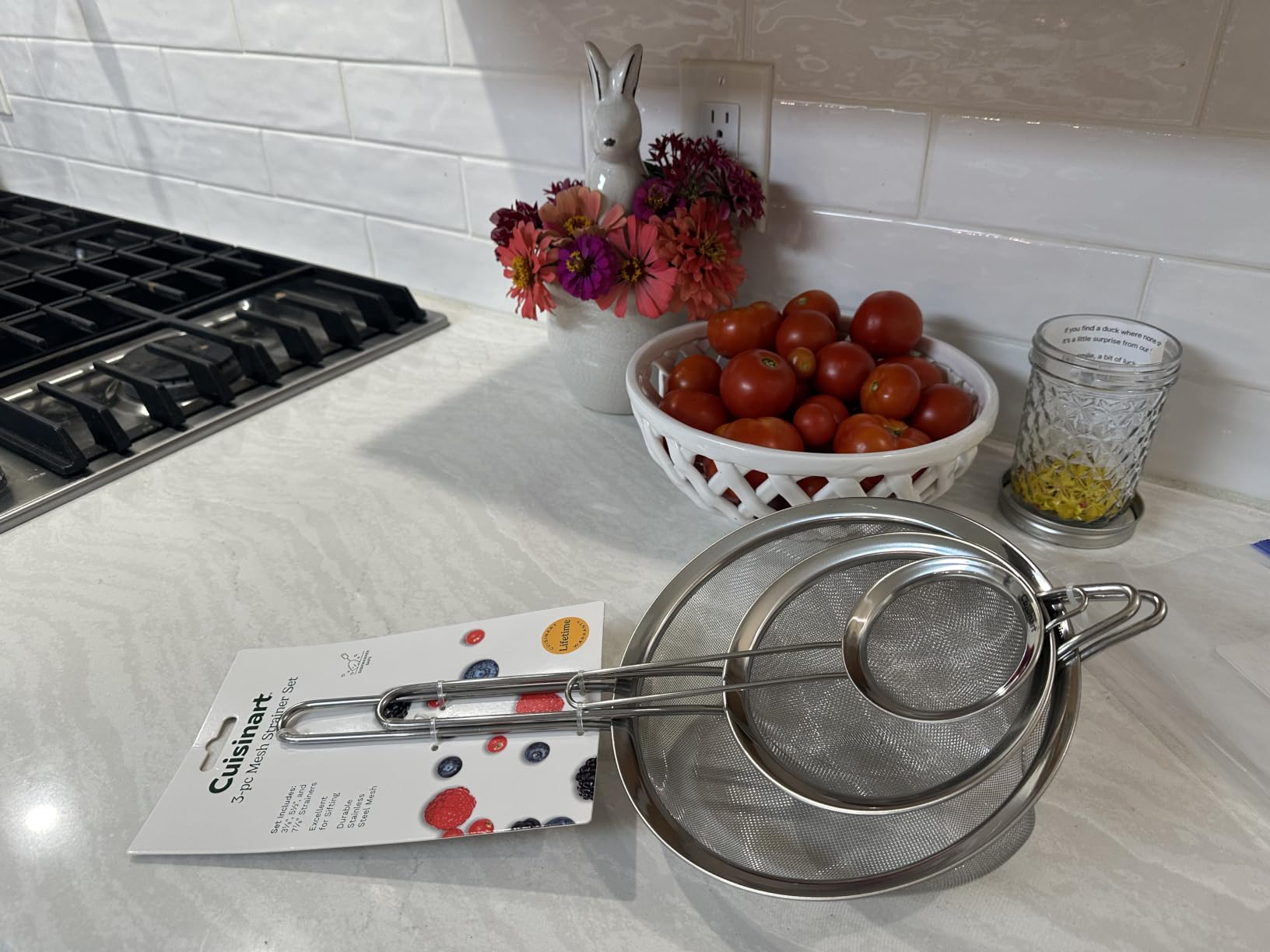 Cuisinart Mesh Strainers, Stainless Steel, Dishwasher Safe, 3-Count customer photo 2