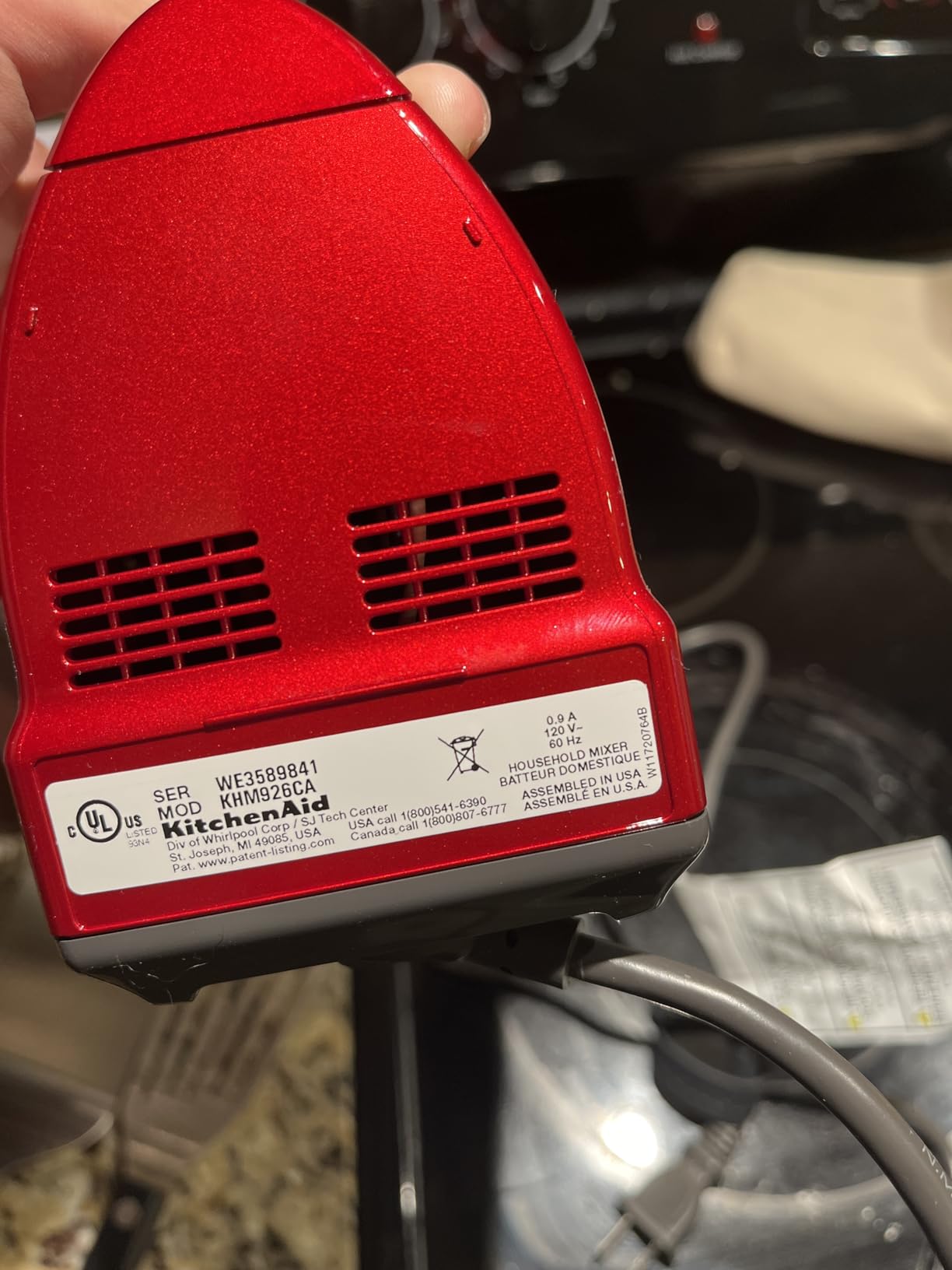 KitchenAid KHM926 Hand Mixer customer photo 1