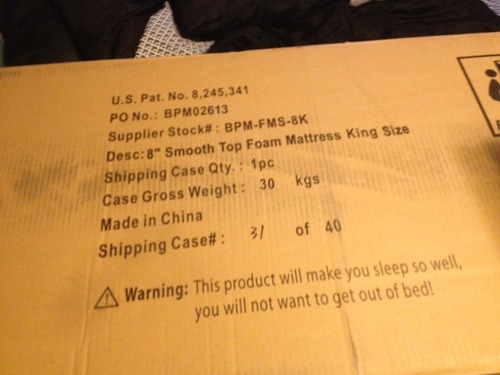 Best Price Mattress 8 inch Twin Mattress Bed-In-A-Box, Green Tea Memory Foam, White customer photo 2