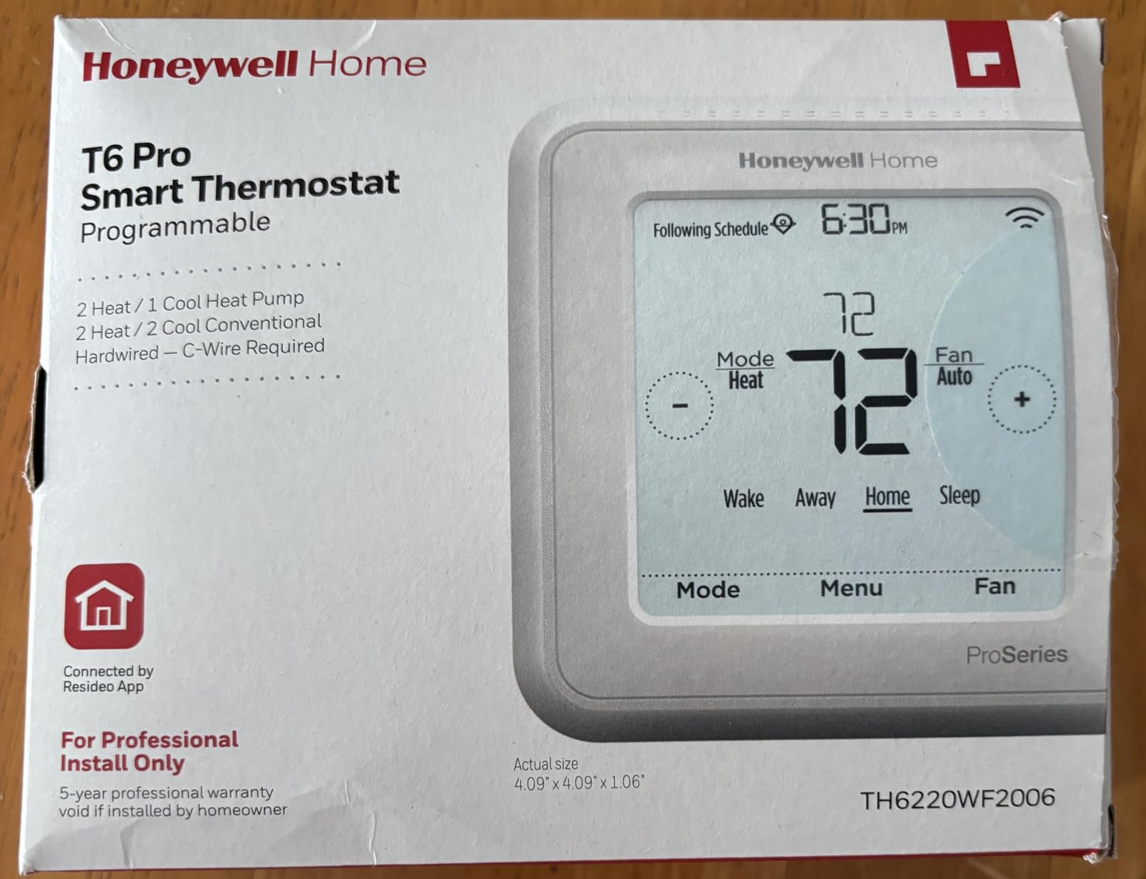 Honeywell Lyric T6 Pro customer photo 2