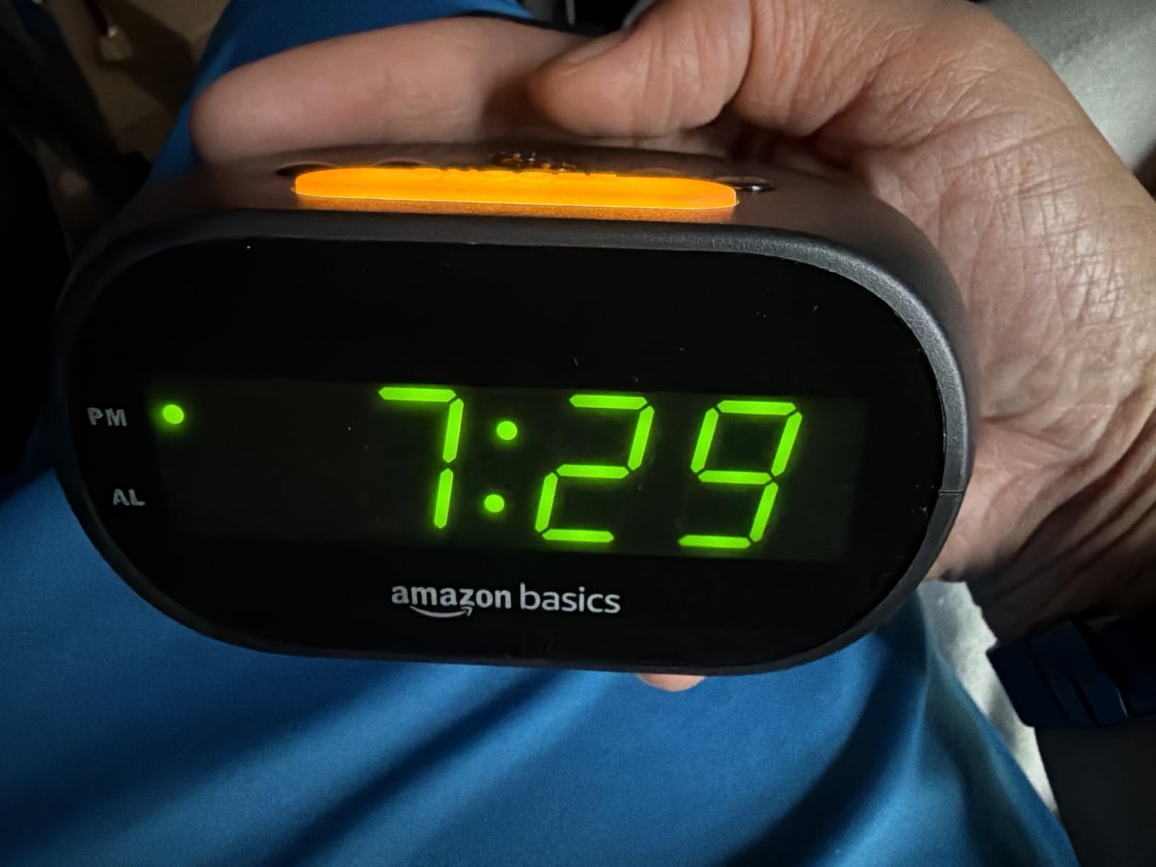Amazon Basics Alarm Clock customer photo 2