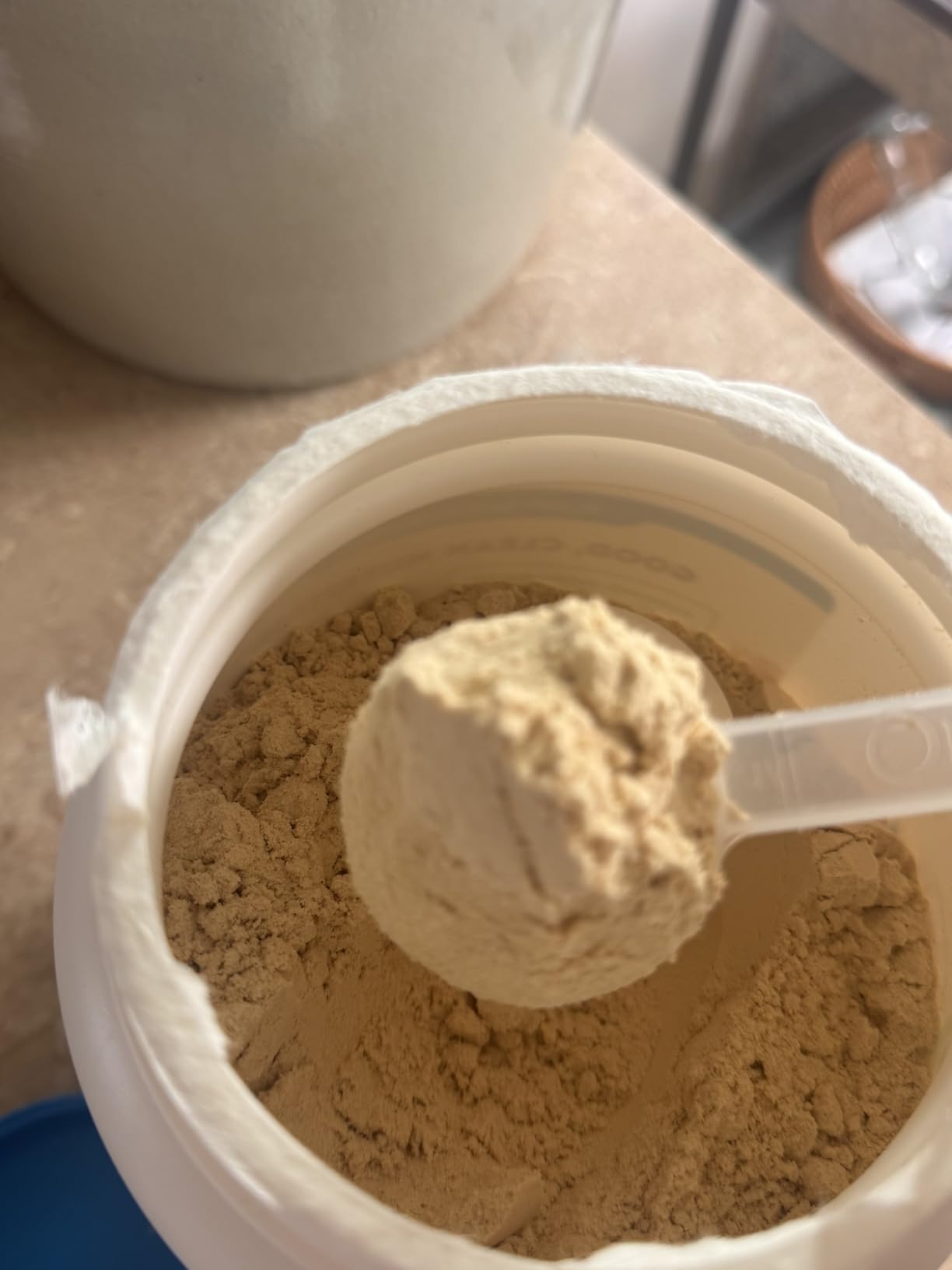 Orgain Organic Vegan 21g Protein + Superfoods Powder, Vanilla Bean, 2.02lb customer photo 2