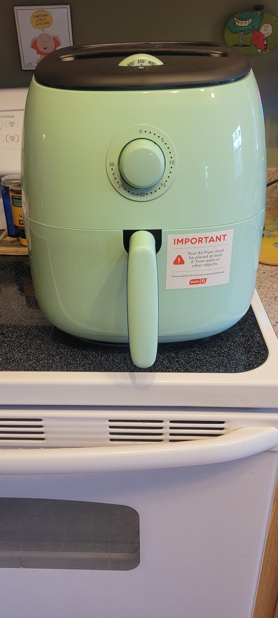 Dash Tasti-Crisp Air Fryer, 2.6 Quart, Aqua customer photo 2