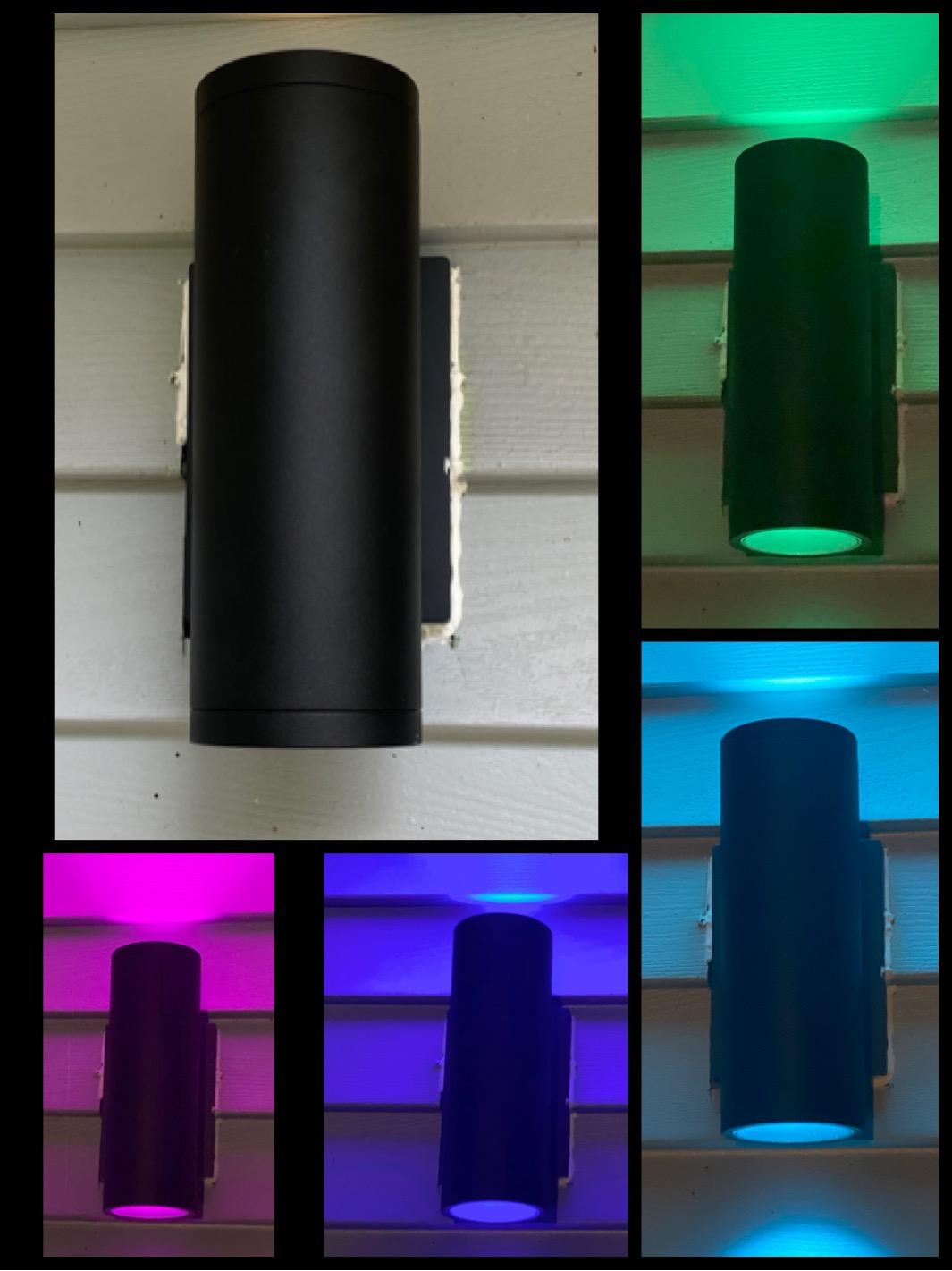 Philips Hue Appear Outdoor Smart Wall Light, 1-Pack, Black customer photo 2
