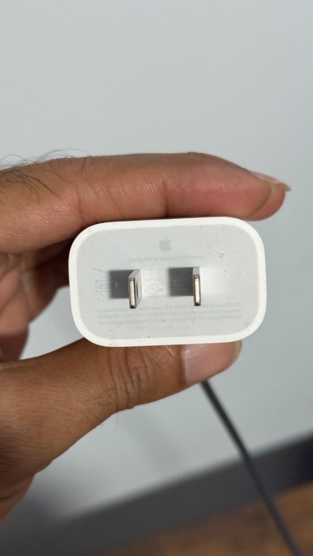 Apple 20W USB-C Power Adapter - iPhone Charger with Fast Charging Capability, Type C Wall Charger customer photo 1