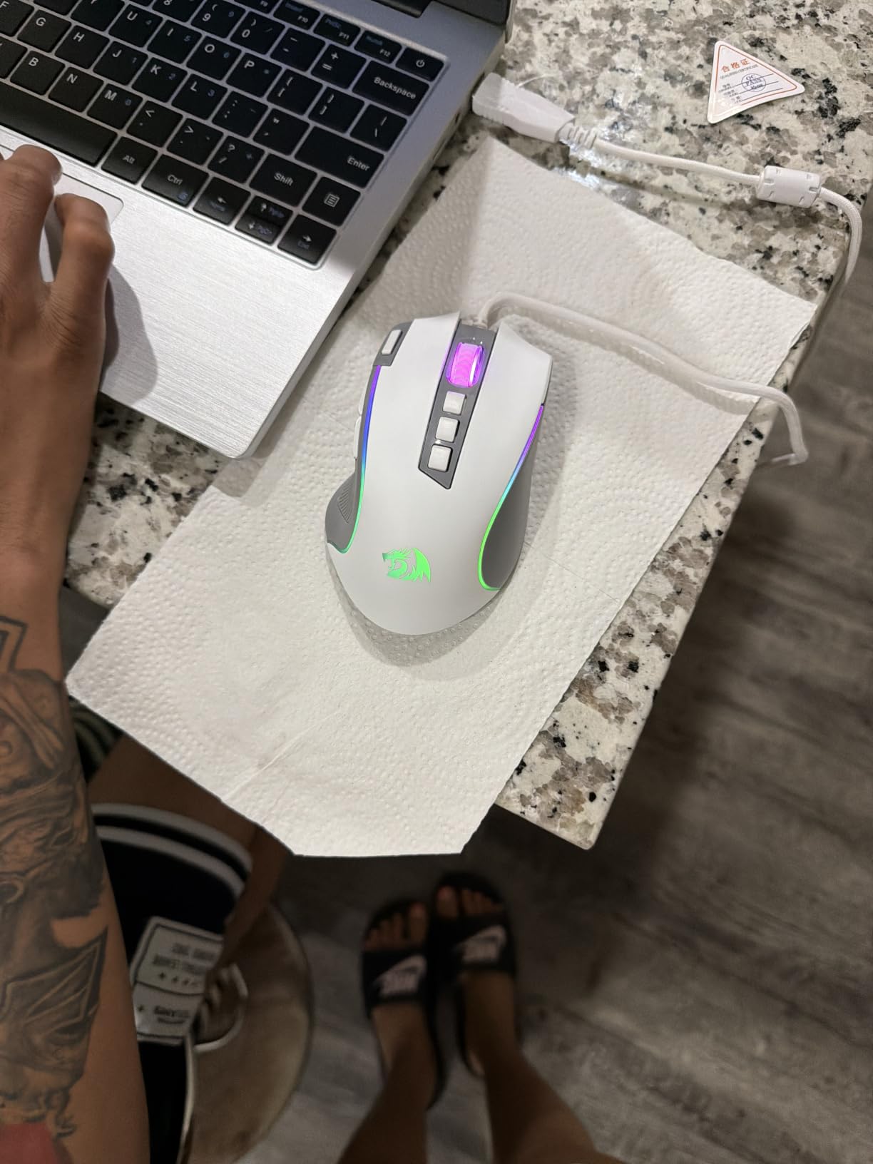Redragon M612 Wired RGB Optical Gaming Mouse 8000 DPI Remapping Keys customer photo 1