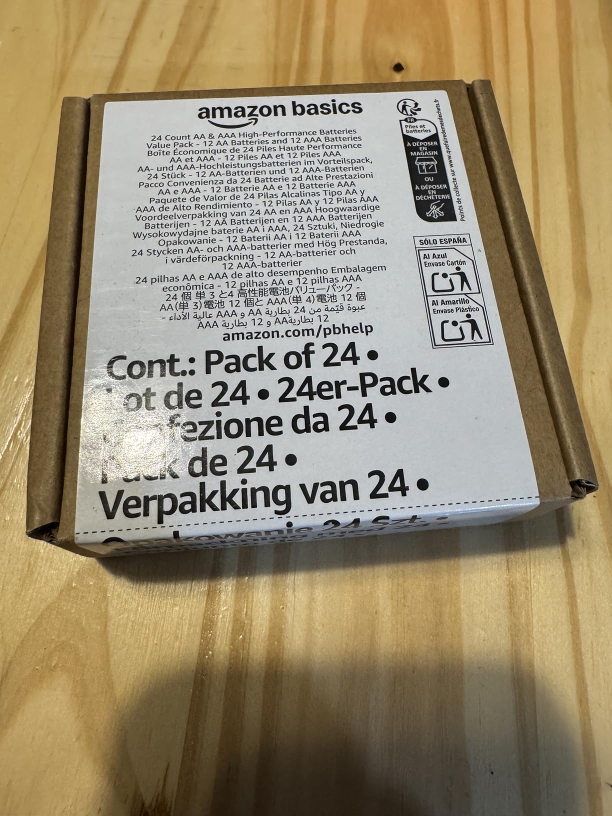 Amazon Basics Battery Value Pack customer photo 1