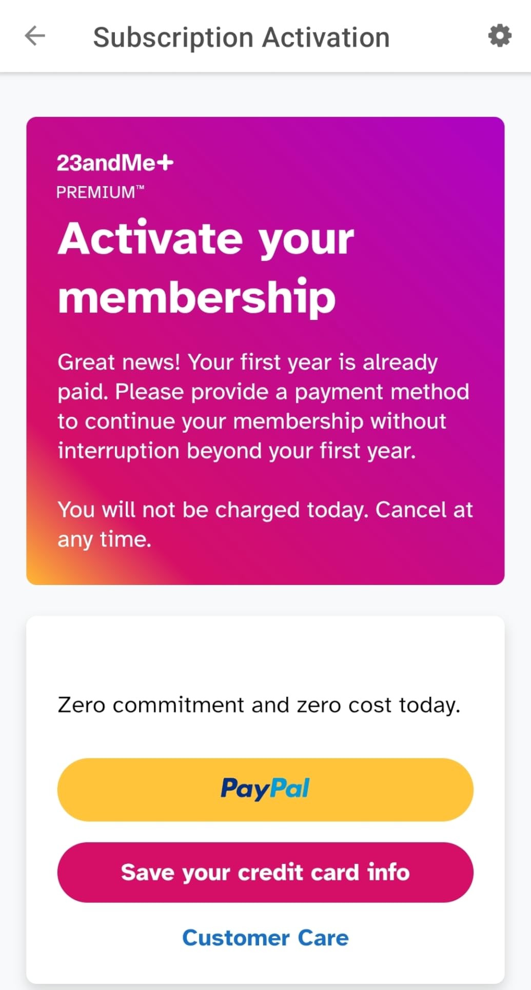 23andMe+ Premium Advanced Ancestry & Health - DNA Test Kit, Personal Genetic Insights, Plus 1-Year Access to Exclusive Reports, DNA Kit (Before You Buy See Important Test Info Below) customer photo 1