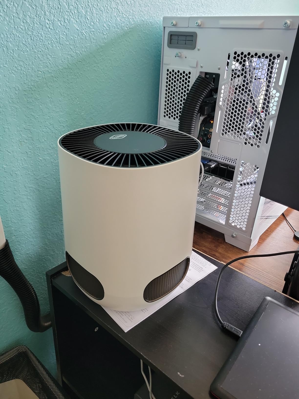 Clorox Small Room Air Purifiers for Bedroom Home, True HEPA Filter customer photo 2