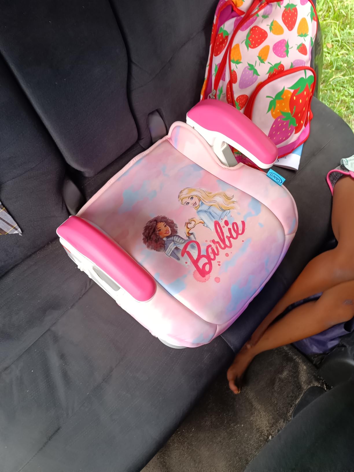 Graco TurboBooster 2.0 Backless Booster Car Seat, Trisha, Travel Booster Seat for Children Ages 4-10, Weight 40-100 Pounds and Height up to 57 Inches customer photo 2