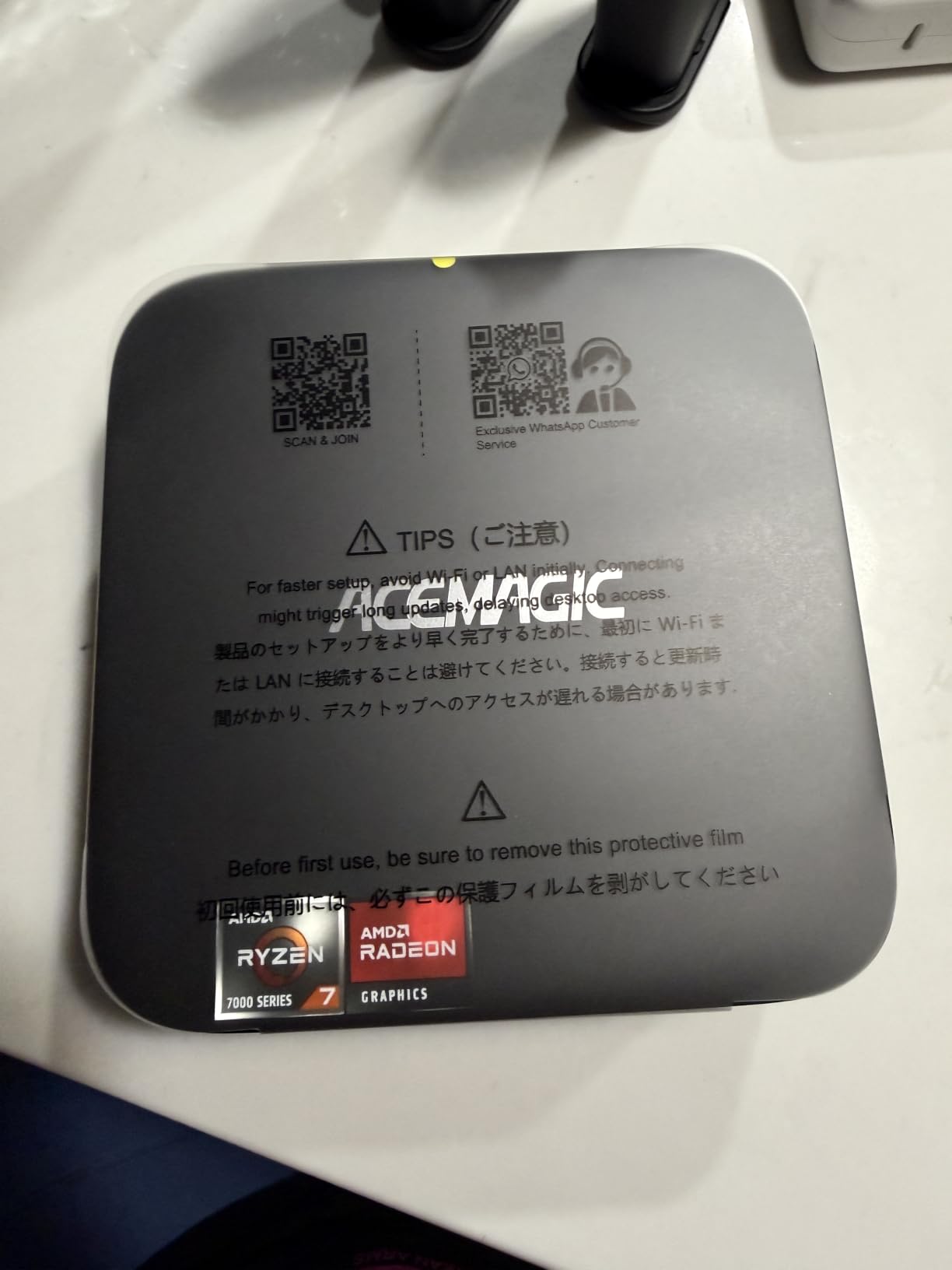 ACEMAGIC K1 Gaming Mini PC Ryzen 7 7735HS 24GB 512GB SSD Windows 11 Pro customer photo 1