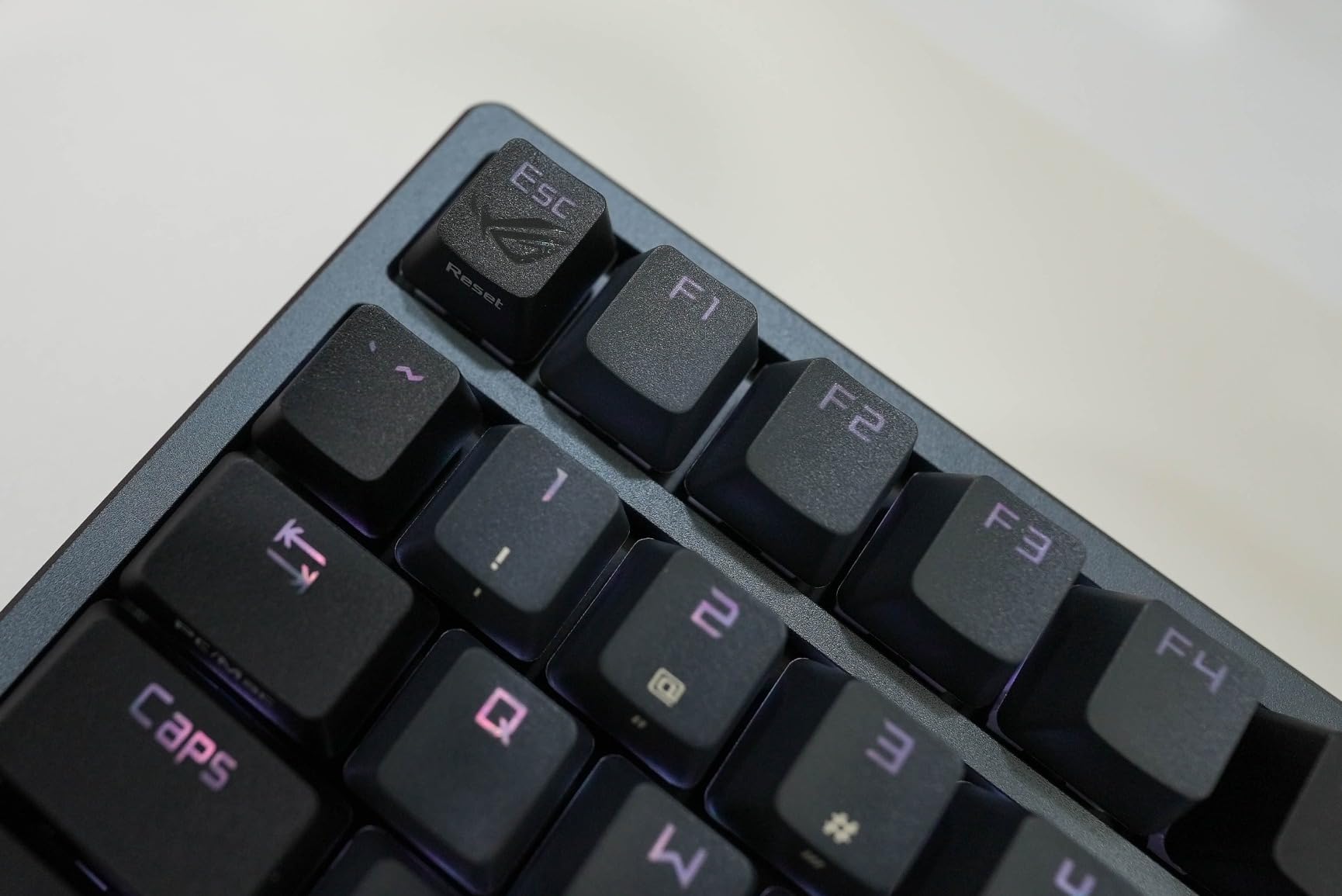 ASUS ROG Azoth Wireless Mechanical Gaming Keyboard – 75% TKL, Tri-Mode Connectivity, Hot Swappable Pre-lubed ROG NX Snow Linear Switches, PBT Keycaps, RGB, OLED Display, PC/Mac Support - Black customer photo 1