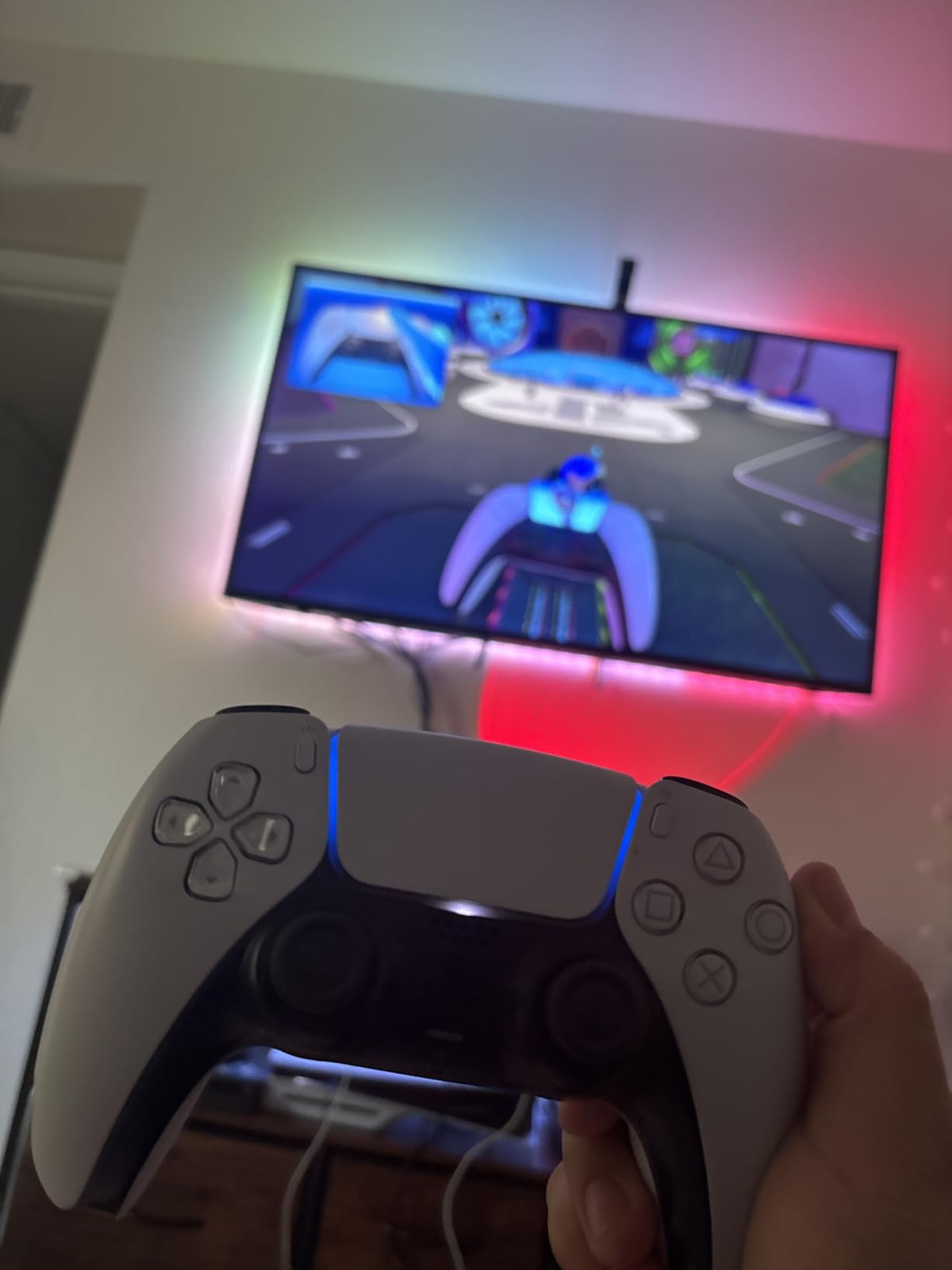 PlayStation DualSense® Wireless Controller - White customer photo 1