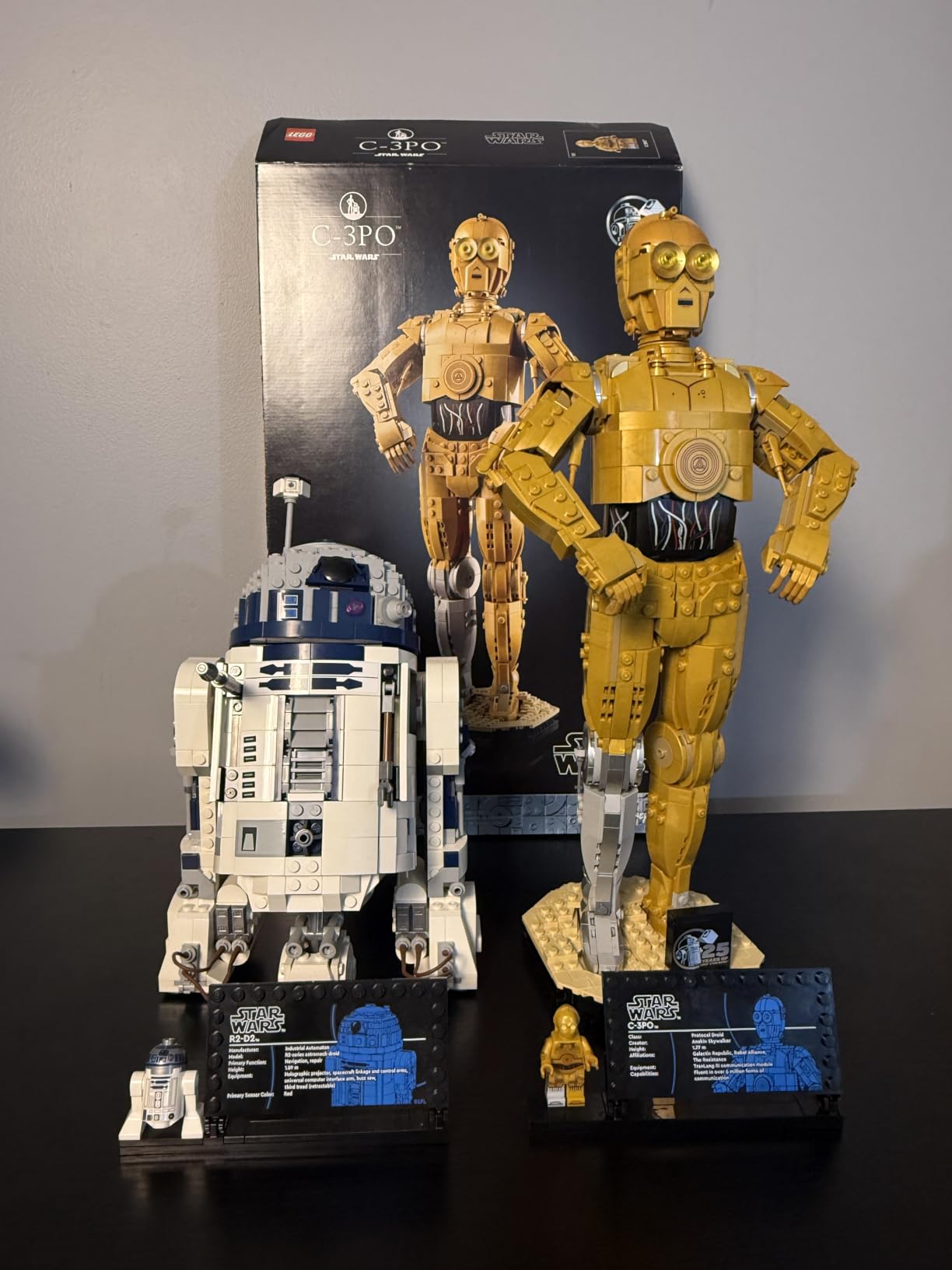 LEGO Star Wars C-3PO Buildable Droid Figure, Build and Display Model with C-3PO Minifigure, Star Wars Collectible for Home or Office Décor, Nostalgic Gift Idea for Adults, Fans or Collectors, 75398 customer photo 1